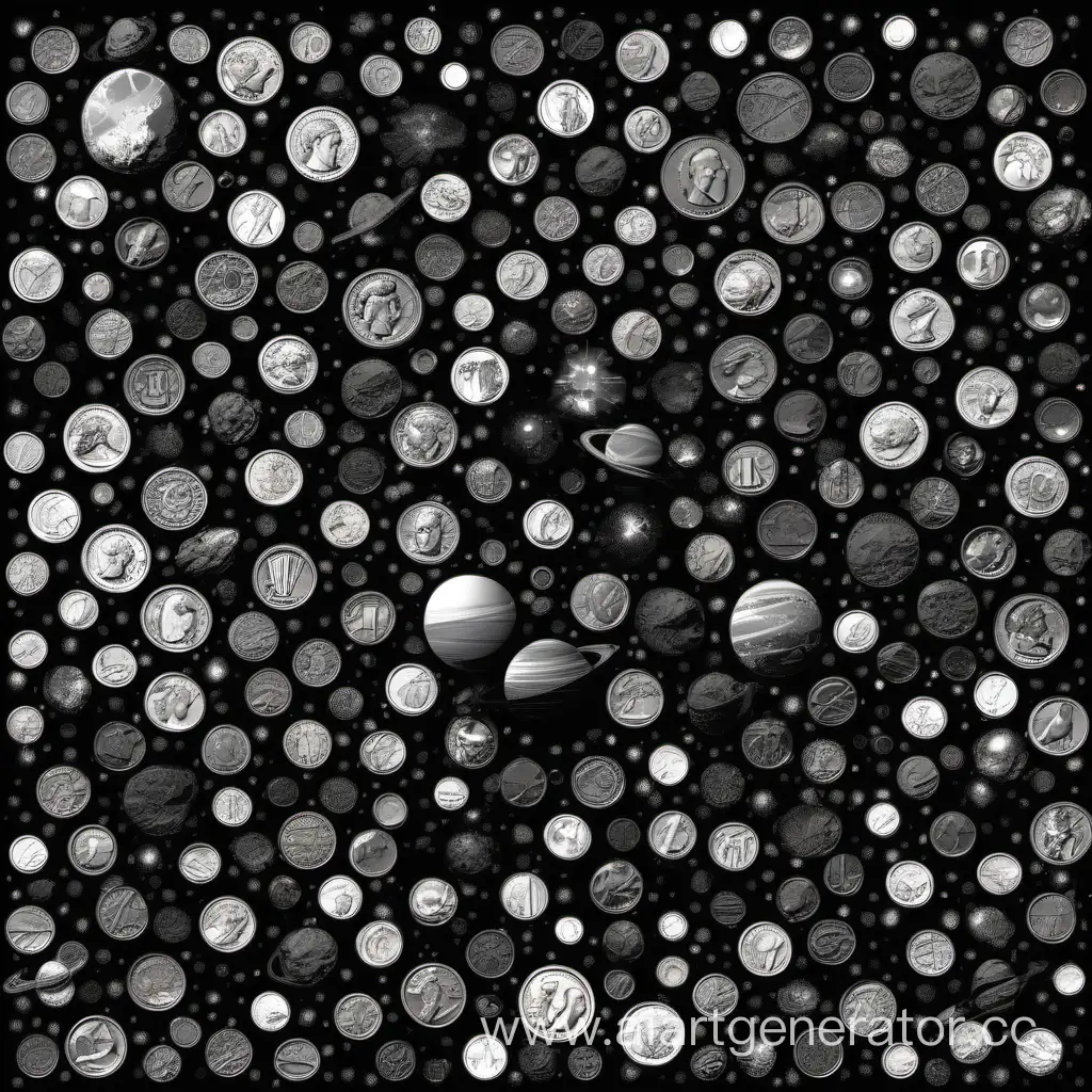 Dark-Cosmos-with-Scattered-Coins