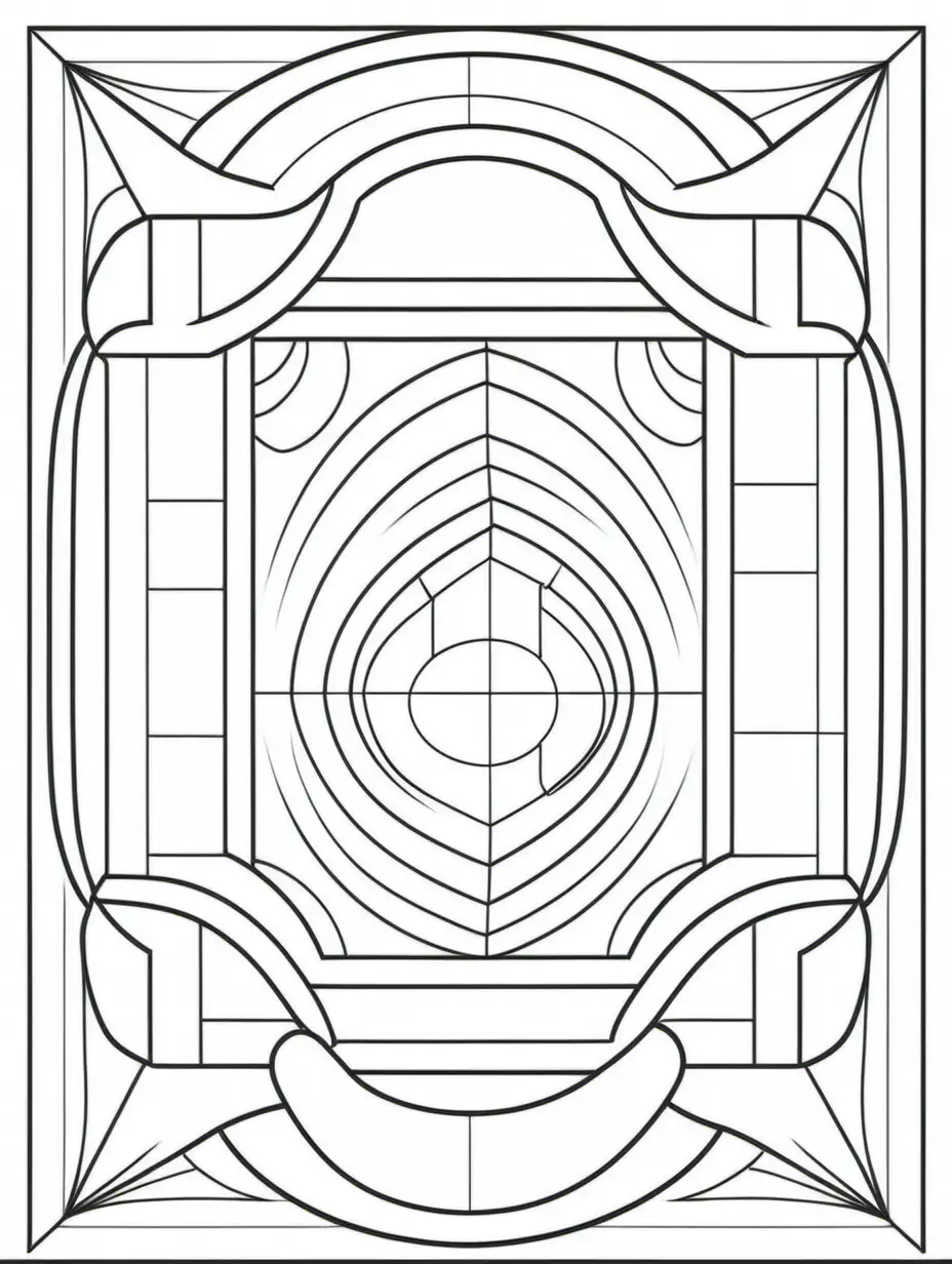 large block shapes, no shading, white background, easy coloring pages, no grayscale, 2d clean designs