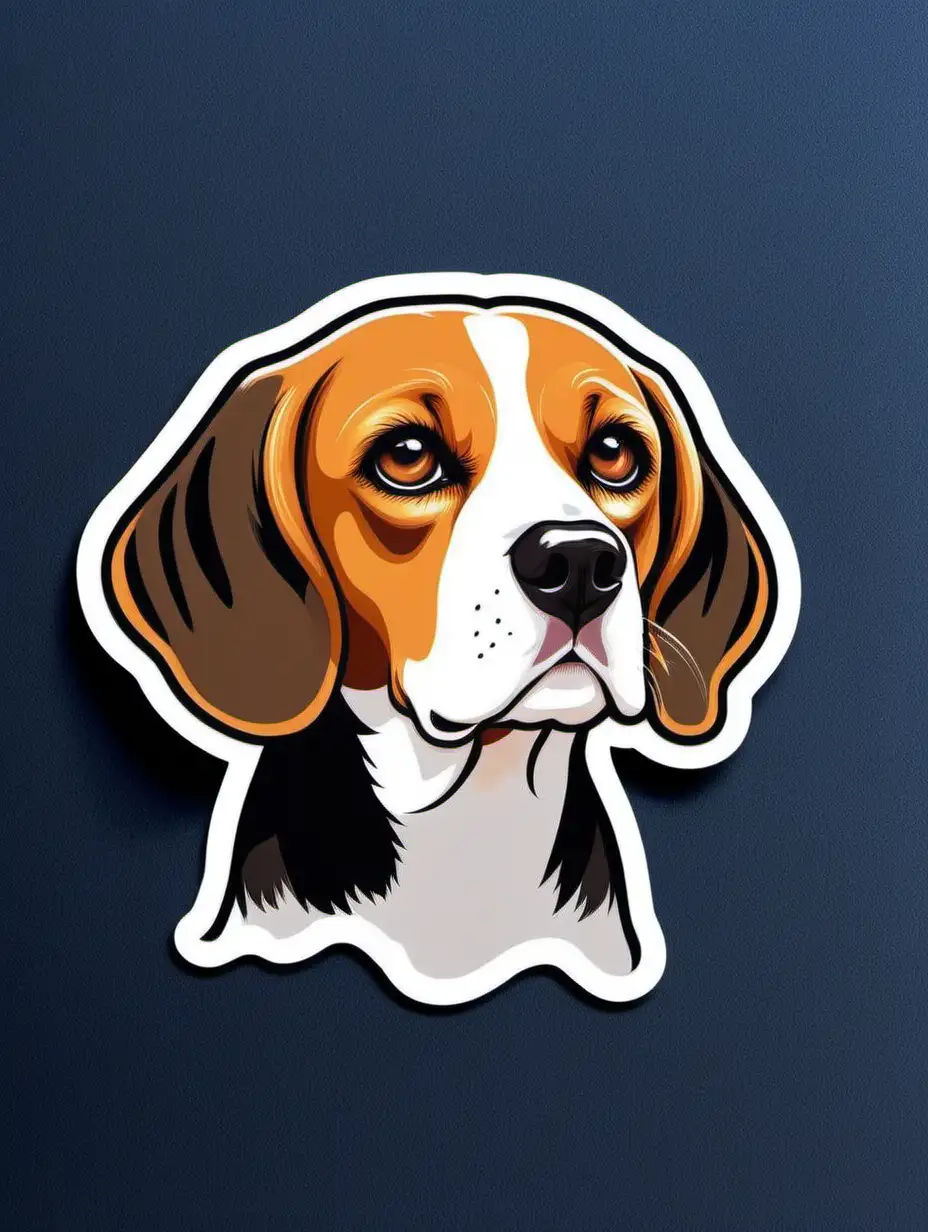 Beagle dog Sticker