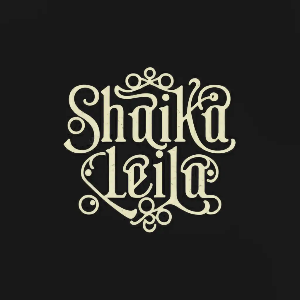 LOGO-Design-For-Shaika-Leika-Bold-Gothic-Text-on-a-Clear-Background