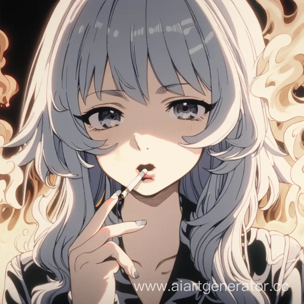 Anime-Girl-Smoking-Cigarette-Enigmatic-Beauty-in-Exhaling-Smoke