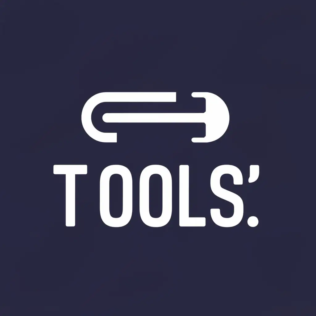 a logo design,with the text "TJ TOOLS", main symbol:TJTOOLS,Moderate,clear background