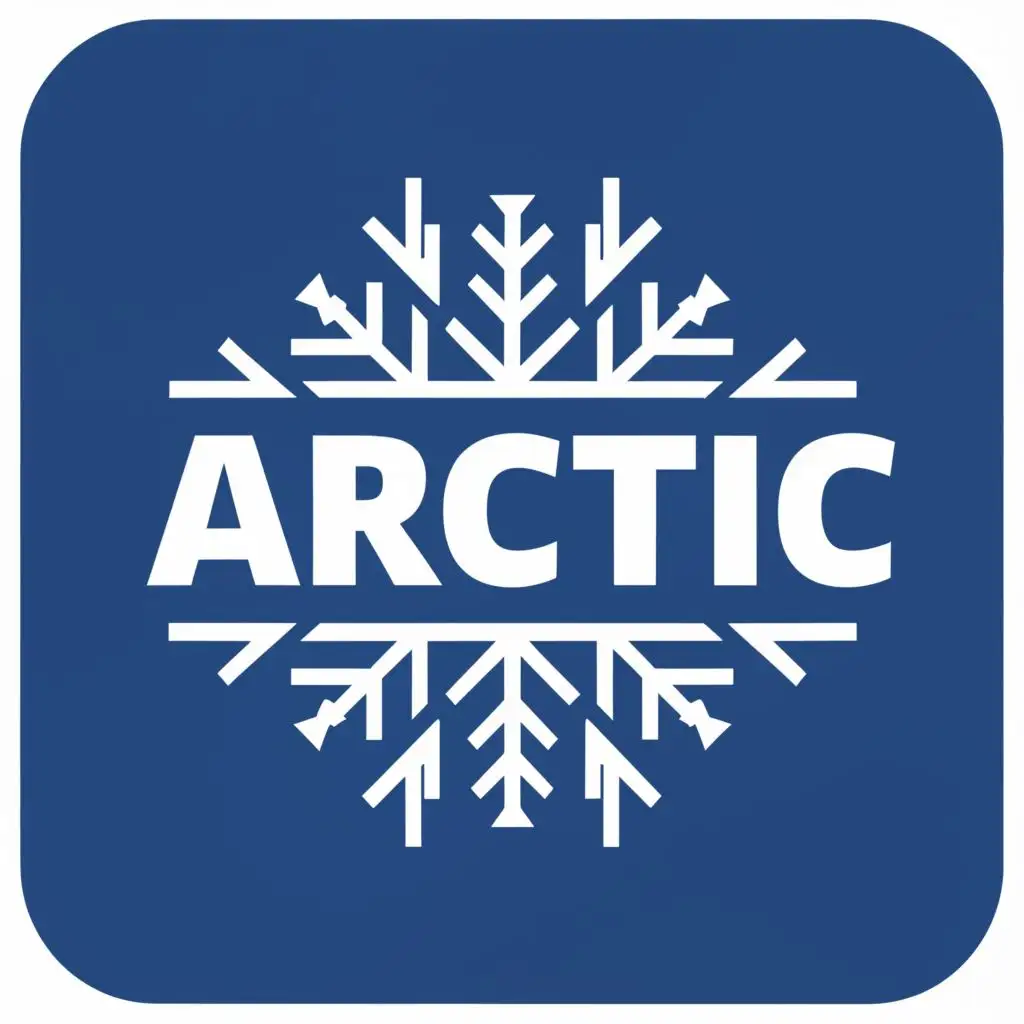 a logo design,with the text "Arctic", main symbol:snow,Moderate,clear background