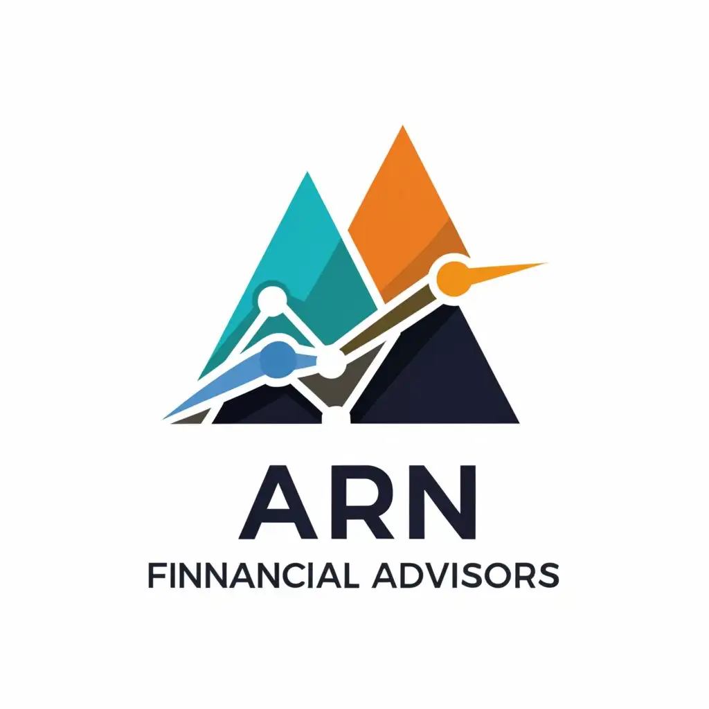 a logo design,with the text "ARN Financial Advisors", main symbol:Rising Graph,Moderate,be used in Finance industry,clear background