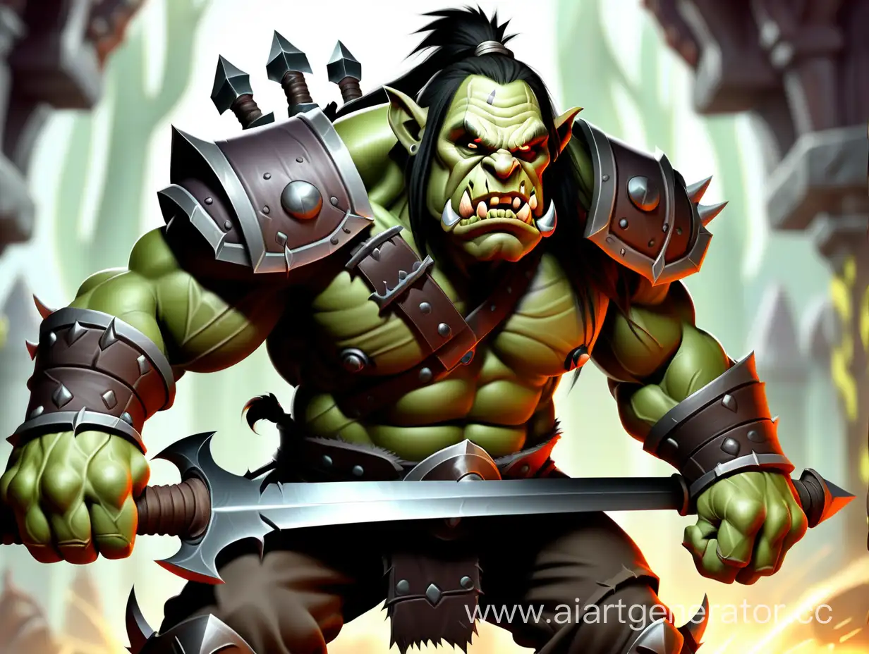 Epic-Battle-Orc-Warrior-Wielding-Dual-TwoHanded-Swords