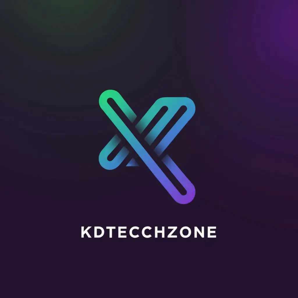 a logo design,with the text "KDTechzone", main symbol:KDT,Minimalistic,be used in Technology industry,clear background