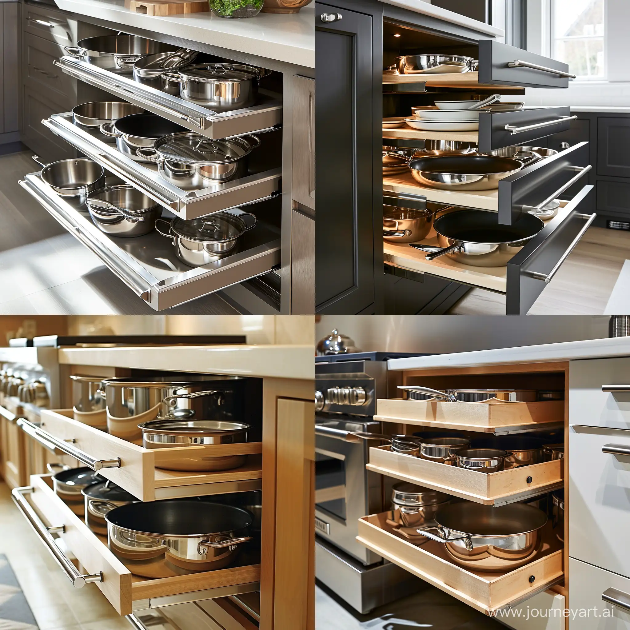SpaceSaving-GlideOut-Shelves-for-Pans-and-Pots