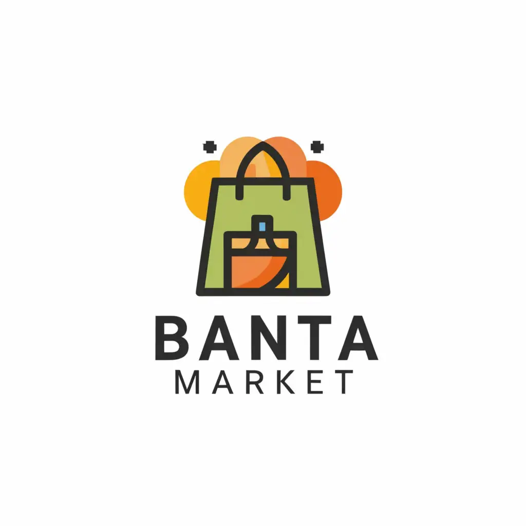 LOGO-Design-for-Banta-Market-Vibrant-Market-Symbol-for-Retail-Industry