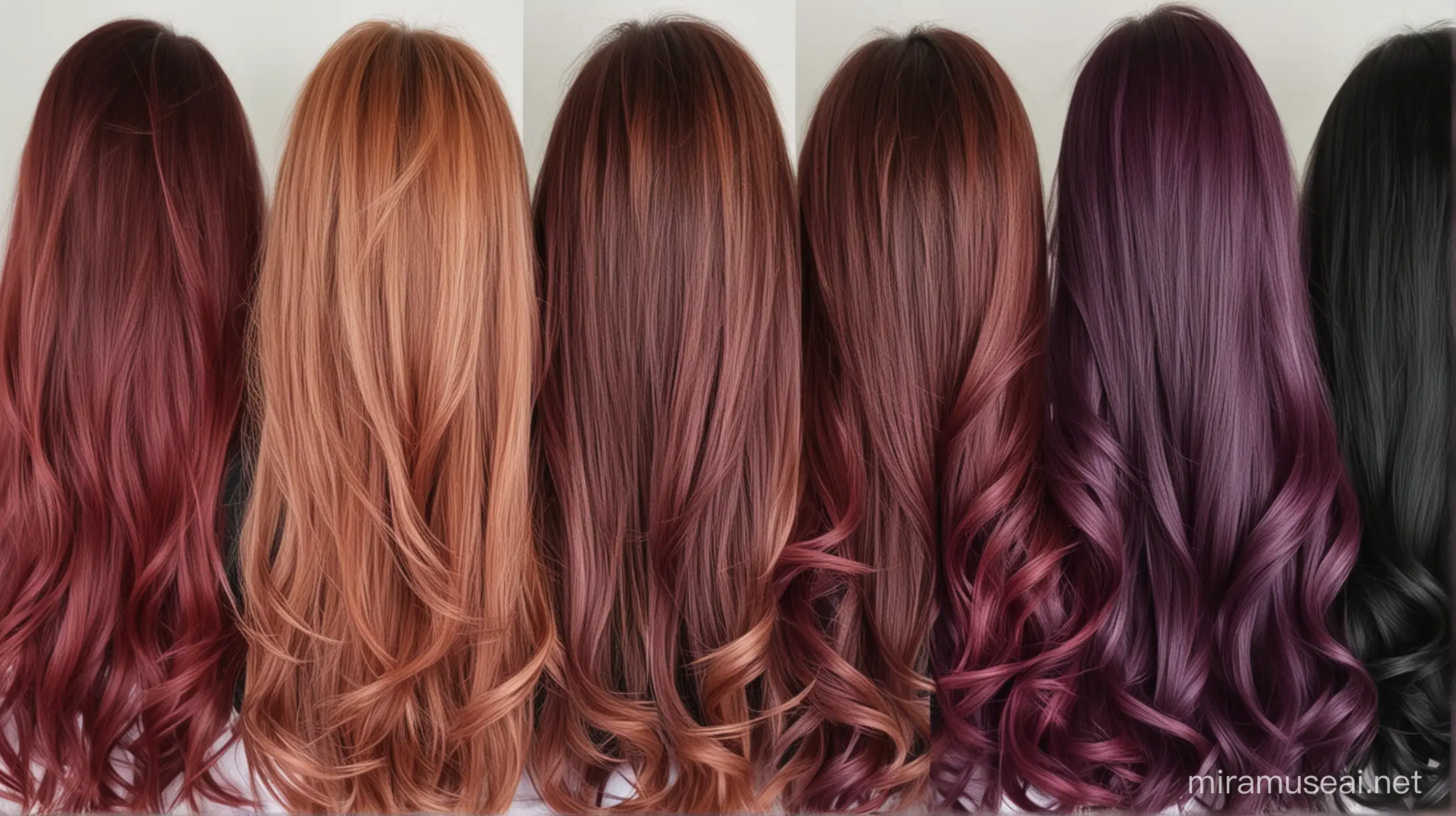 Varieties of Hair Dyes Exploring Shades and Styles