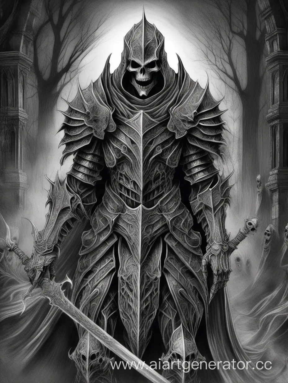 Sinister-Ghost-Knight-in-Detailed-Dark-Fantasy-Pencil-Drawing