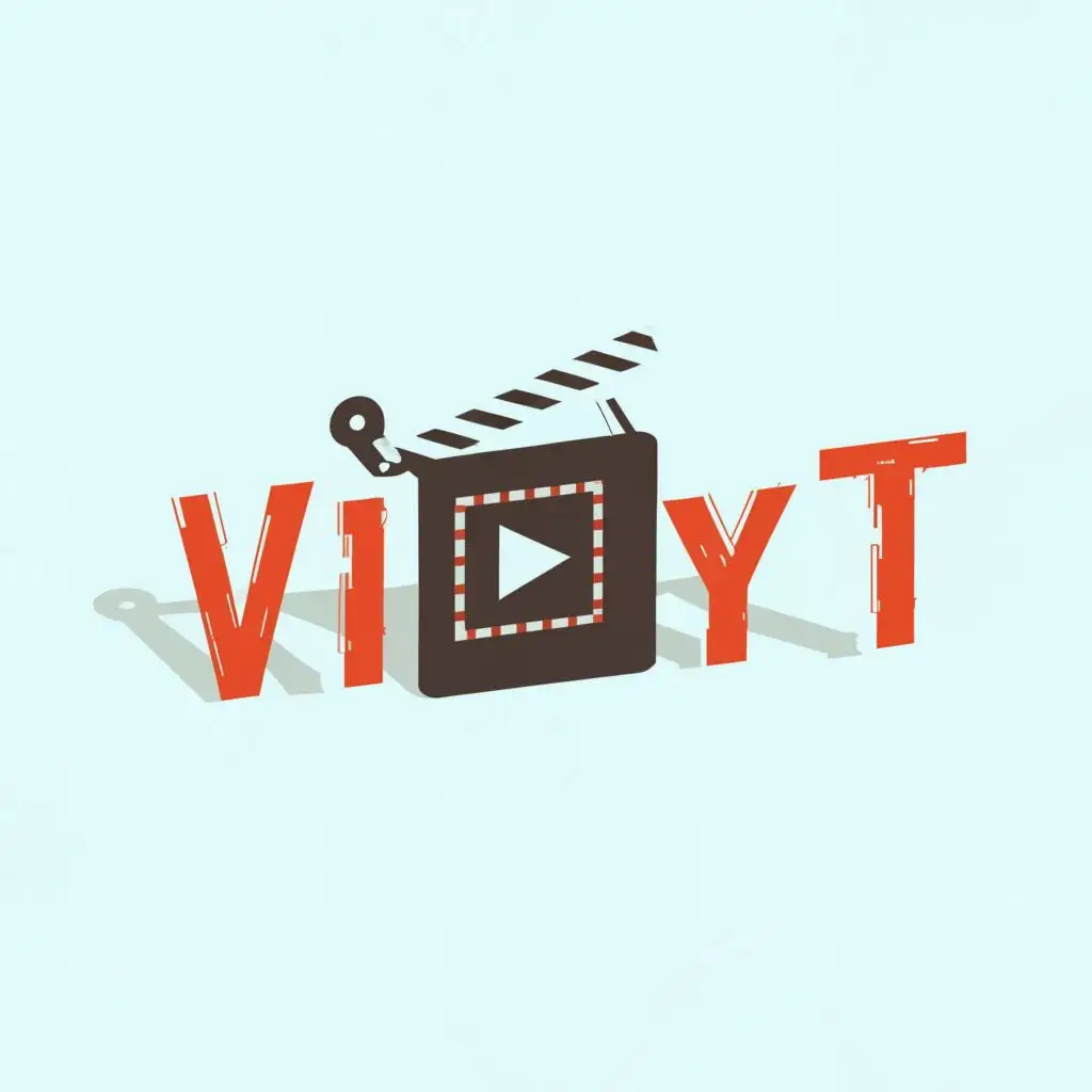 logo, youtube video, with the text "Vidyt", typography, be used in Travel industry