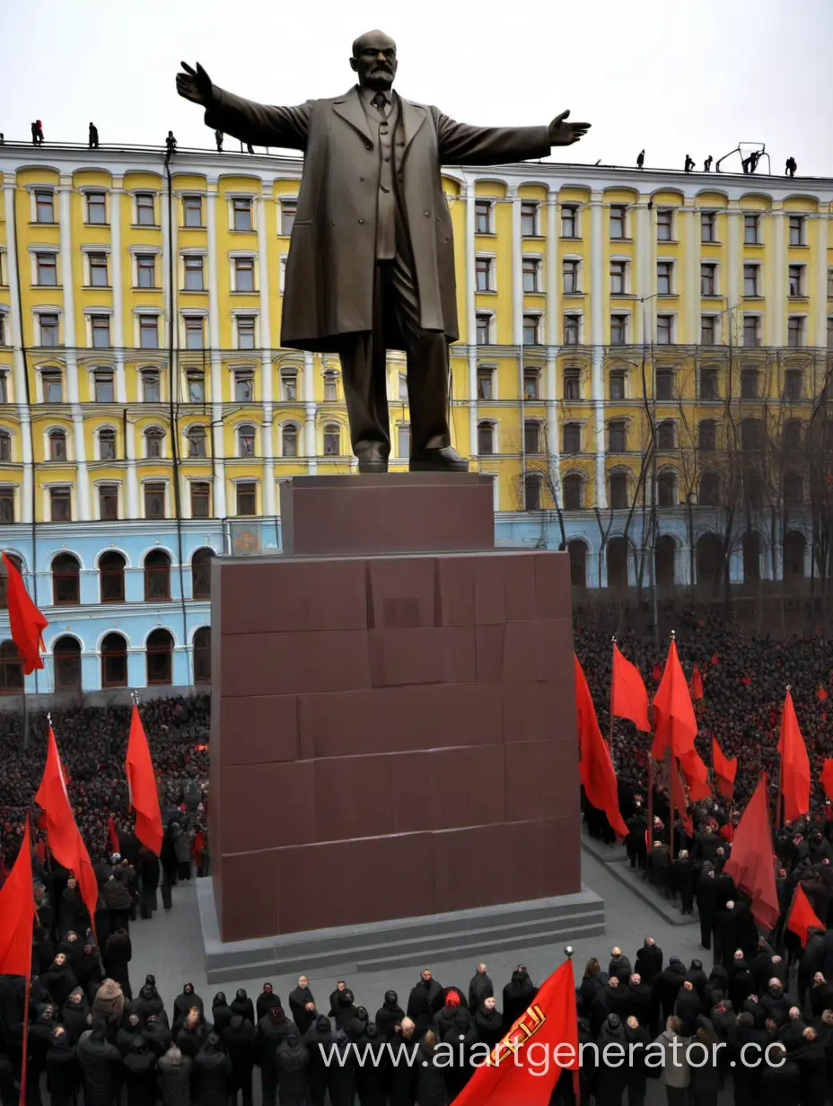 Moscow-Commemorates-Lenins-Legacy-with-Animated-Tribute