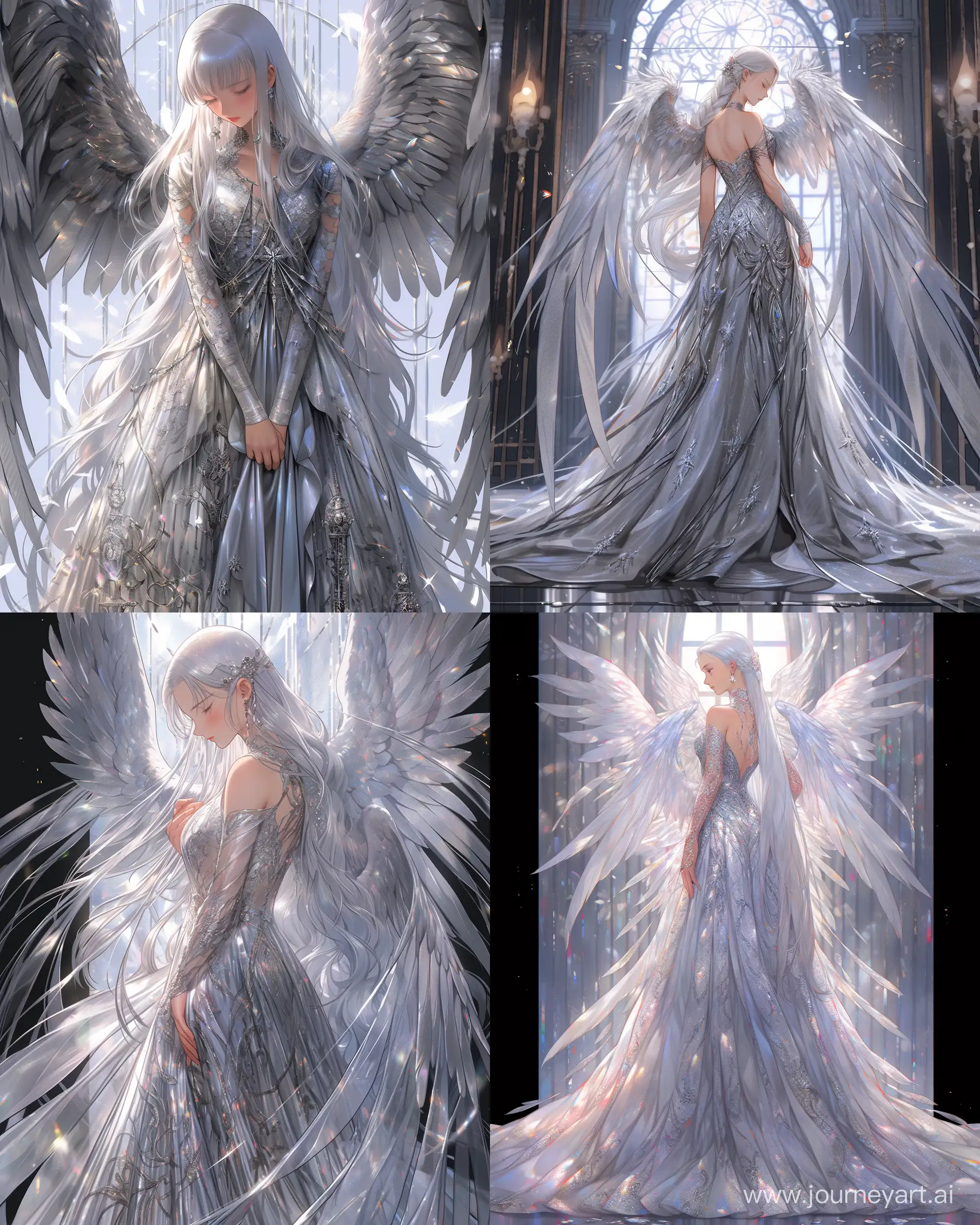 Celestial-Collaboration-Angelic-Encounter-with-a-Woman-in-Silver-Dress