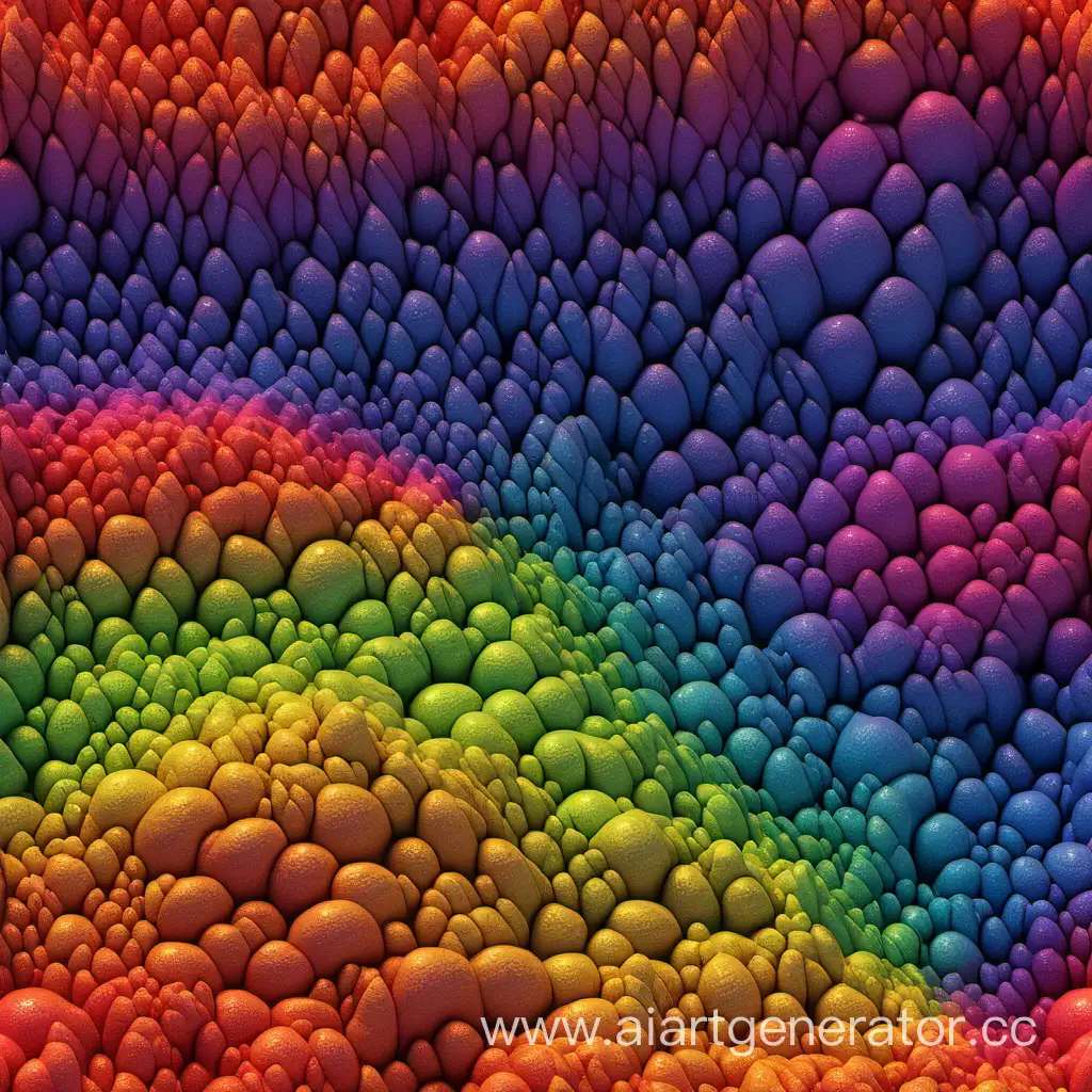 simple photo of a 3D bright rainbow texture, made of bright fire rainbow lava.