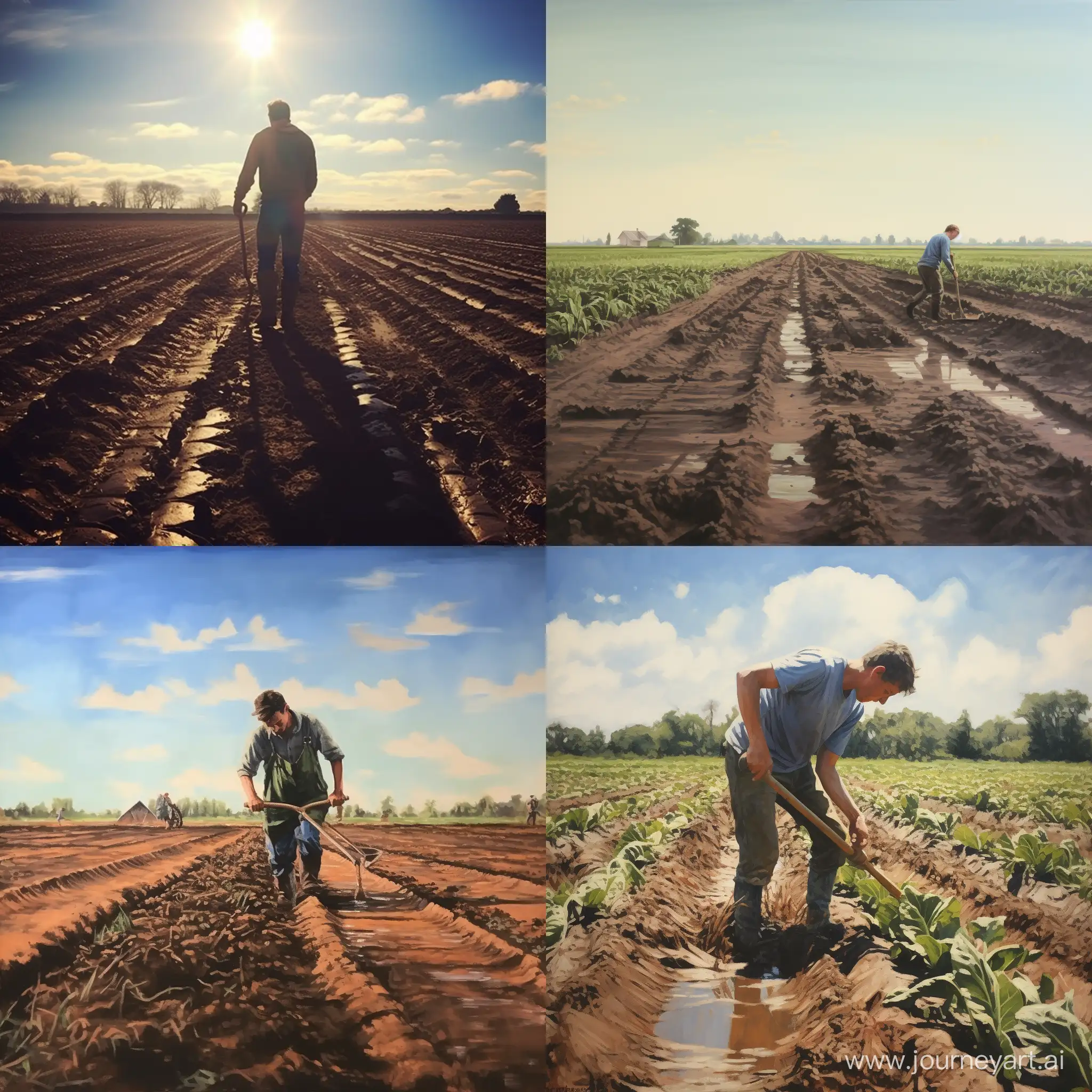 Midday-Field-Hoeing-Hard-Work-and-Sweat-for-a-Bountiful-Harvest
