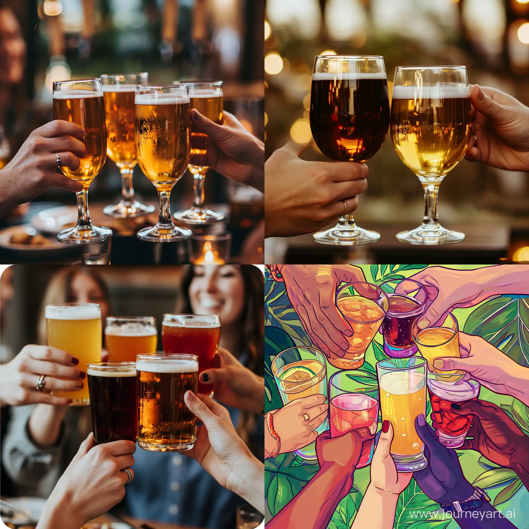 Foster a sense of community by effortlessly sharing your beverage choices with like-minded individuals. Whether it's a party, a casual get-together, or a virtual celebration, TapsInout enhances the joy of sharing the experience.