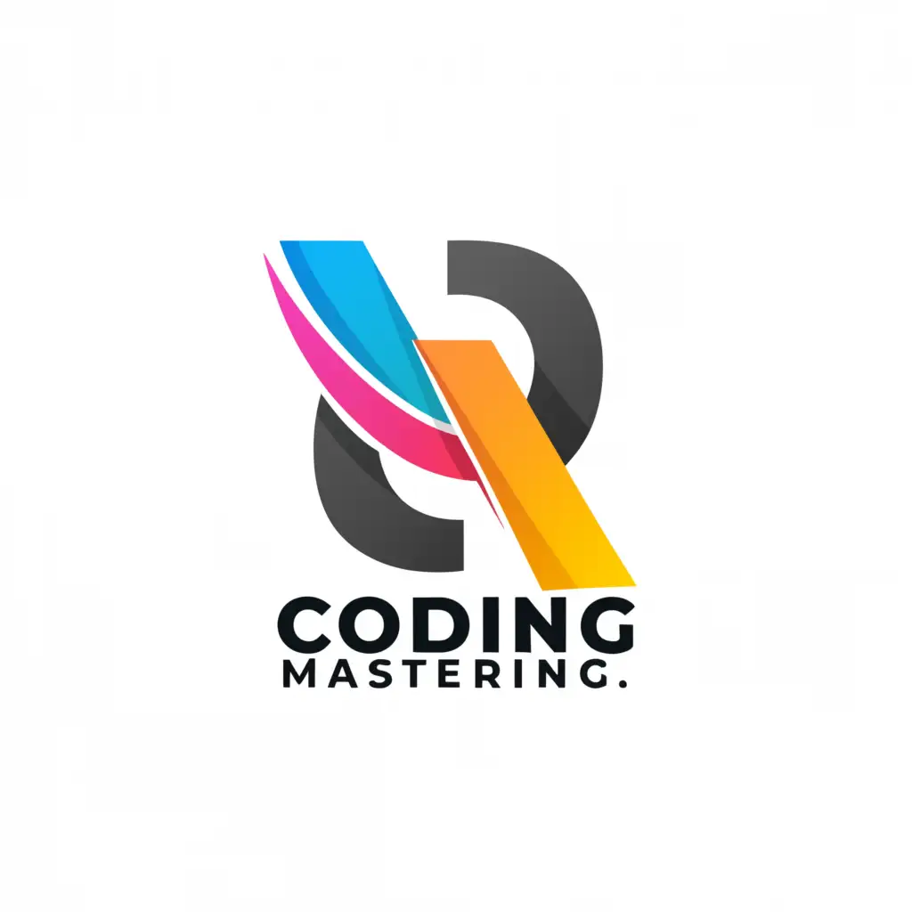 a logo design,with the text "codingmastering.com", main symbol:letter,Moderate,be used in Technology industry,clear background