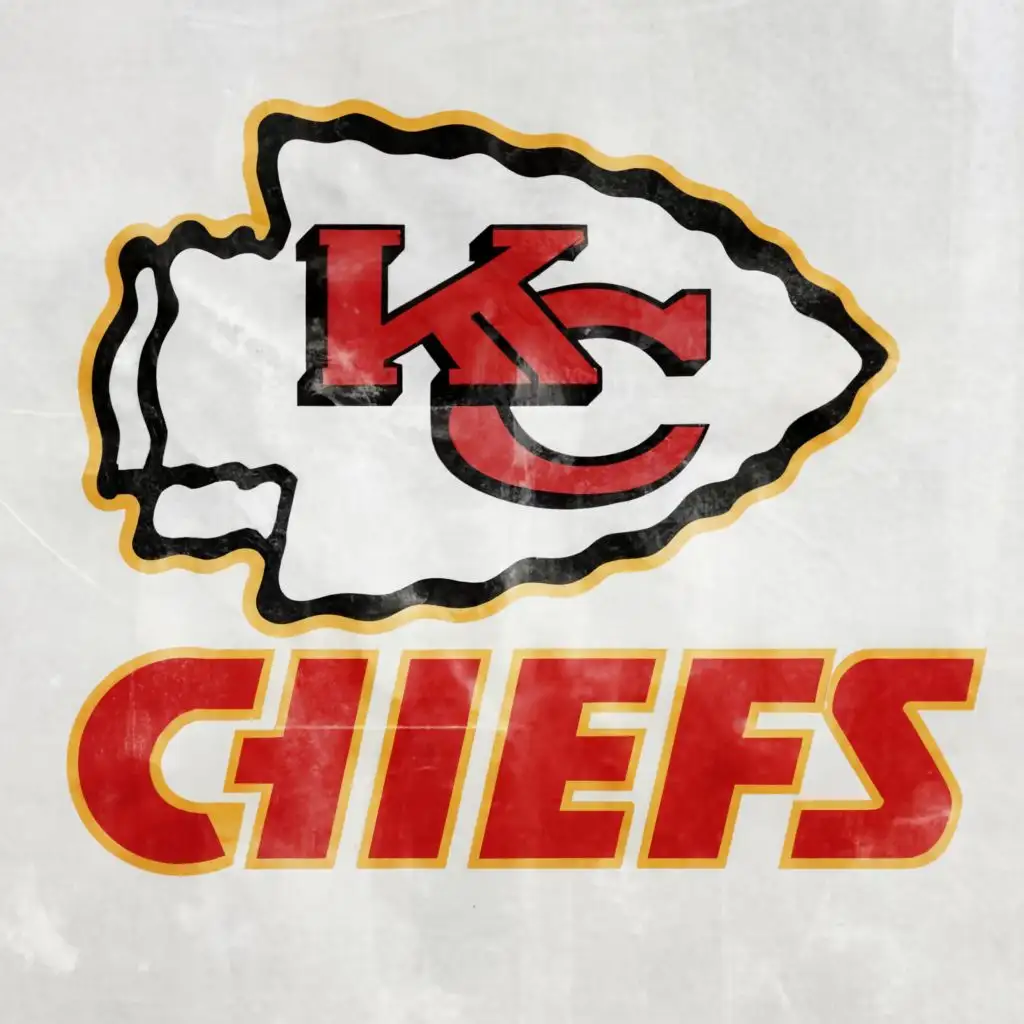 logo, Football, with the text "Chiefs", typography