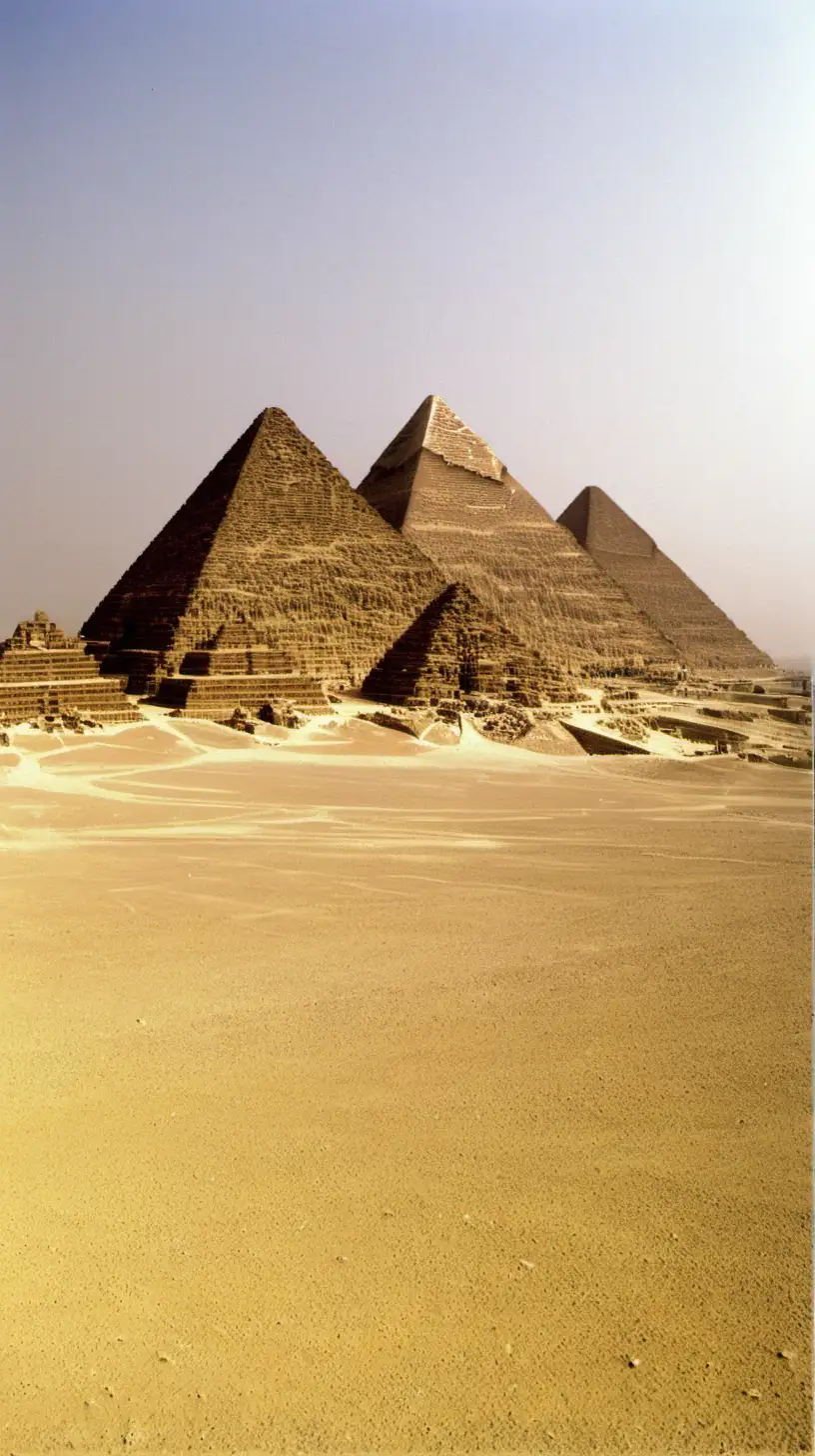 Ancient Pyramids Unveiled Majestic Structures Before Erosion