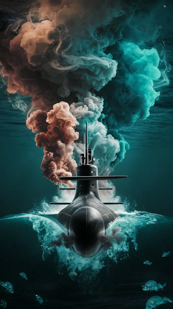 Submarine smoke 