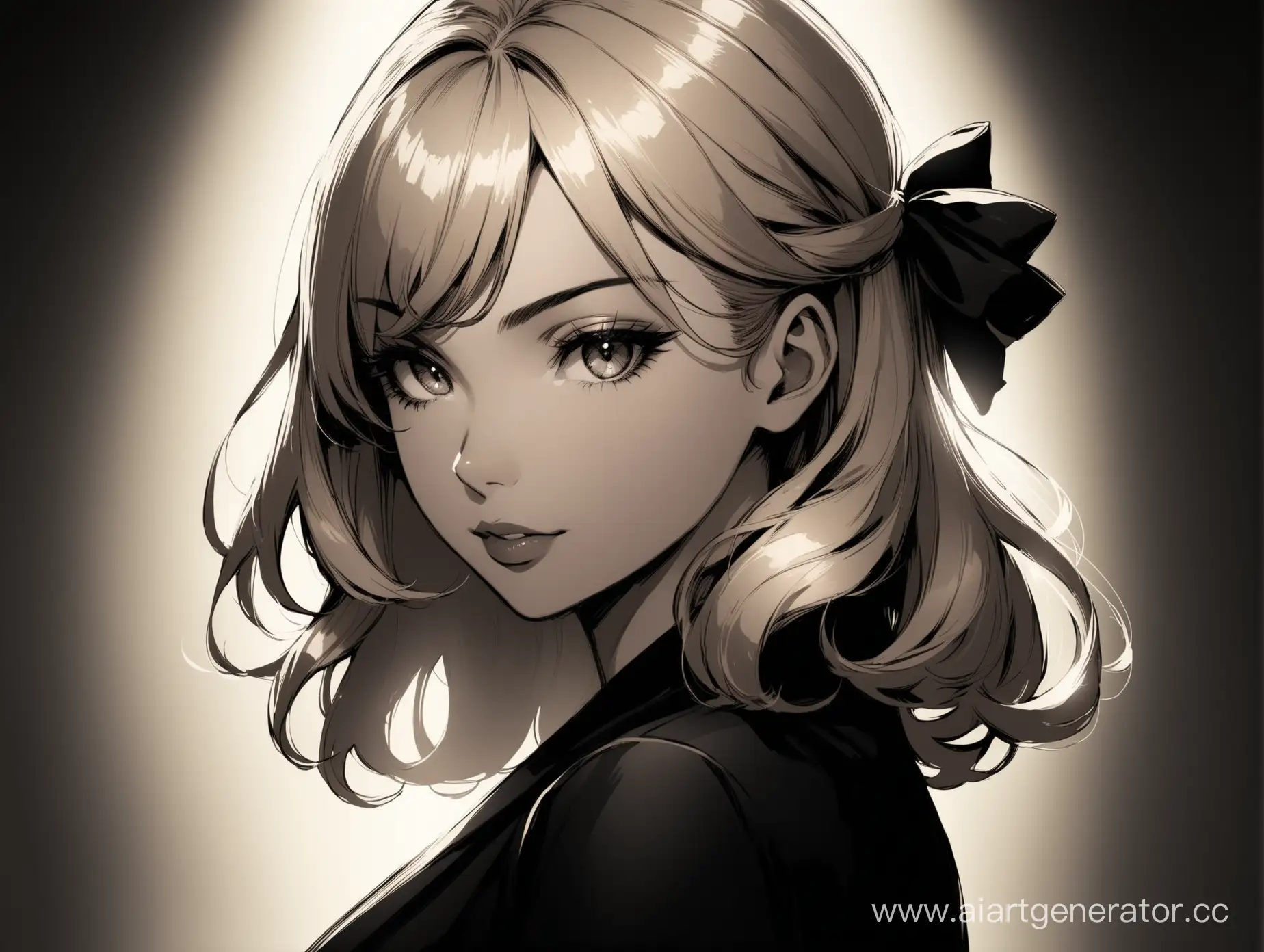 Elegant-Woman-in-Noir-Style-with-Light-Hair