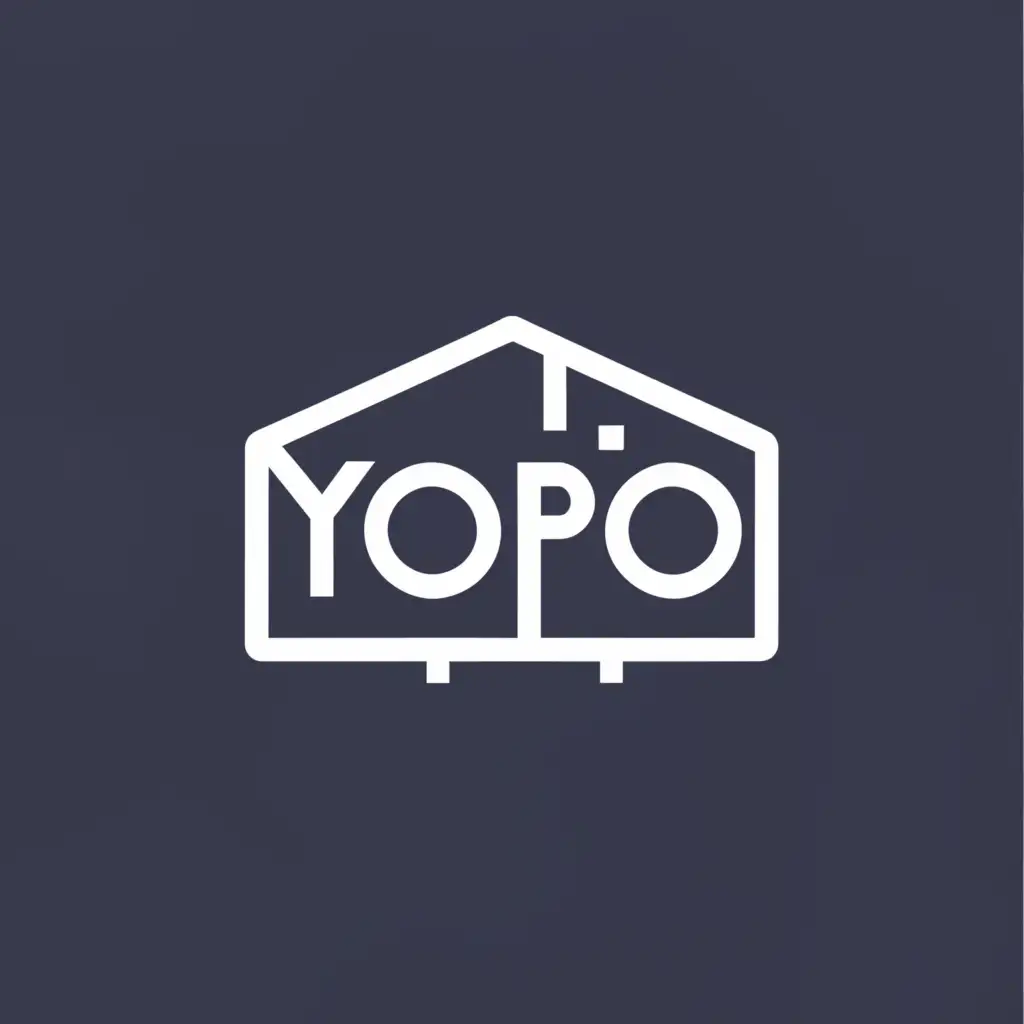 a logo design,with the text "Yopo", main symbol:a store,Moderate,clear background