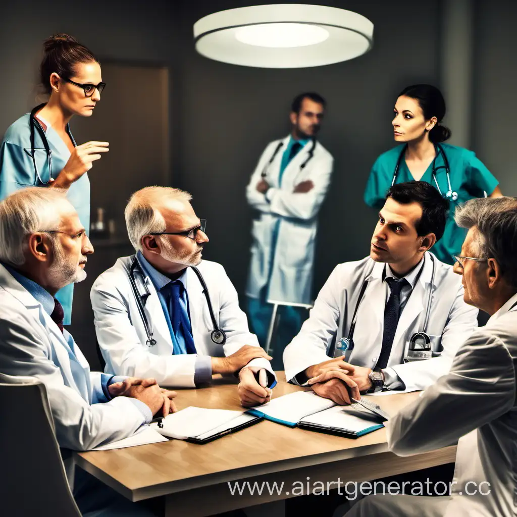 Vibrant-Discussion-Among-Ten-Doctors-in-a-Dynamic-Debate-Setting