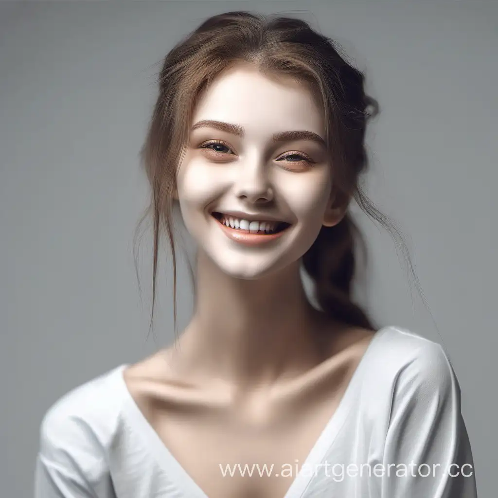девушка модель красивая с улыбкой
