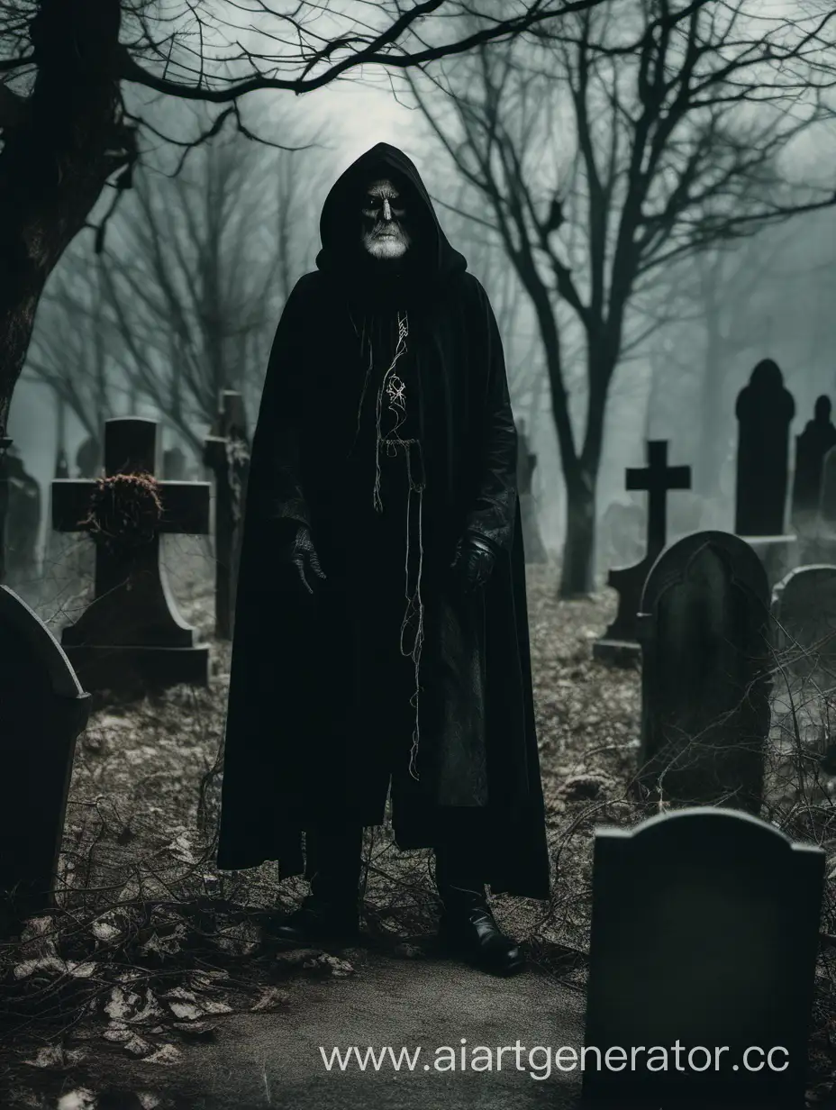 Elderly-Necromancer-in-Medieval-Graveyard-Mysterious-Sorcerer-Conjuring-Dark-Magic