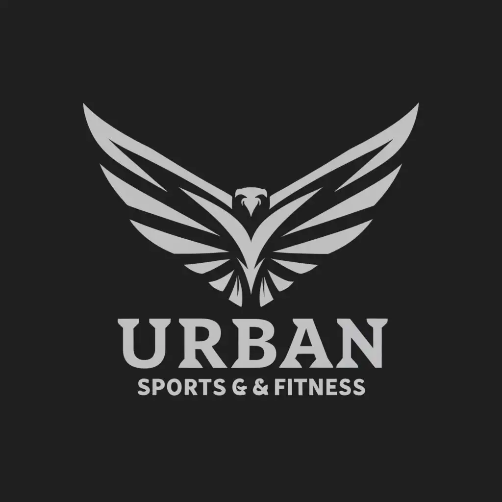 a logo design,with the text "Urban Elite", main symbol:eagle,Minimalistic,be used in Sports Fitness industry,clear background