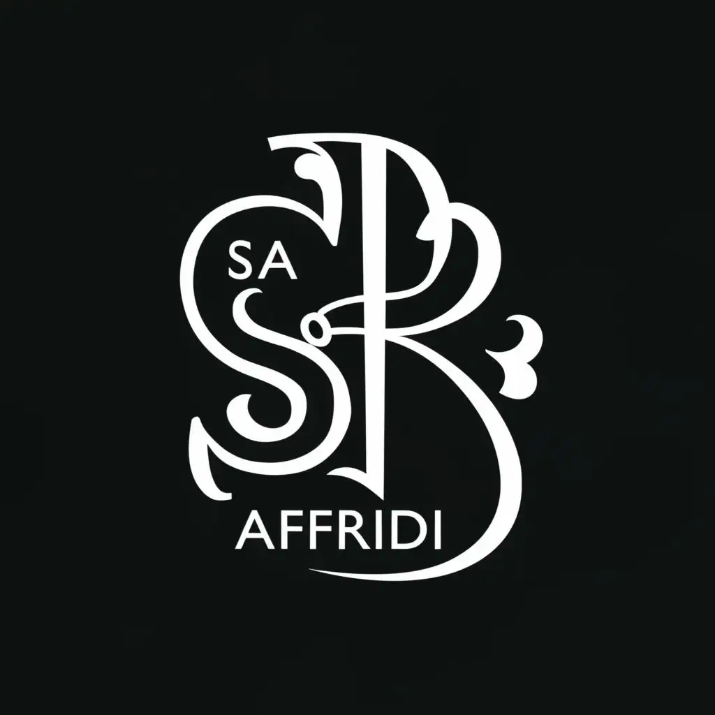 LOGO-Design-For-S-A-Afridi-Bold-Typography-Featuring-the-Initials