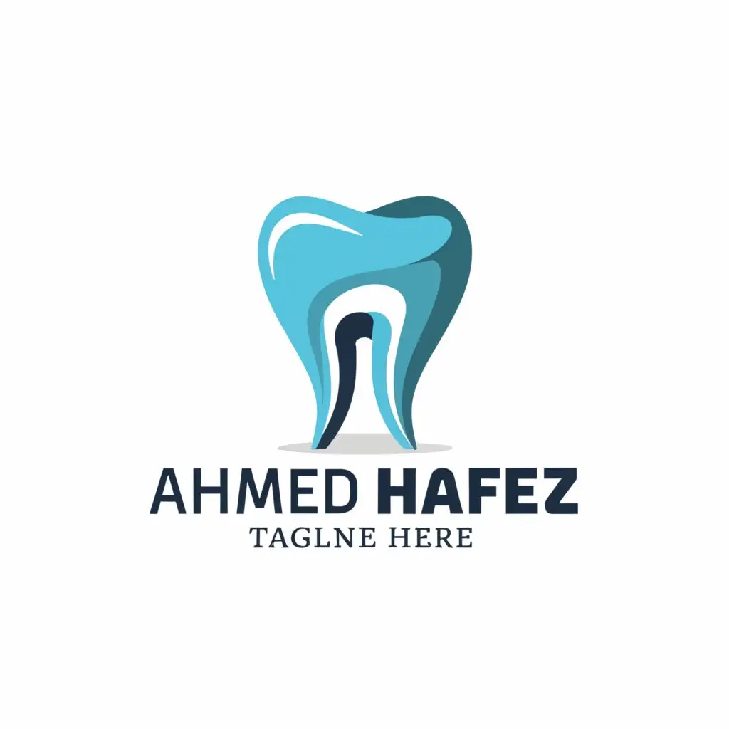 LOGO-Design-For-Ahmed-Hafez-Clean-and-Professional-Dentist-Logo