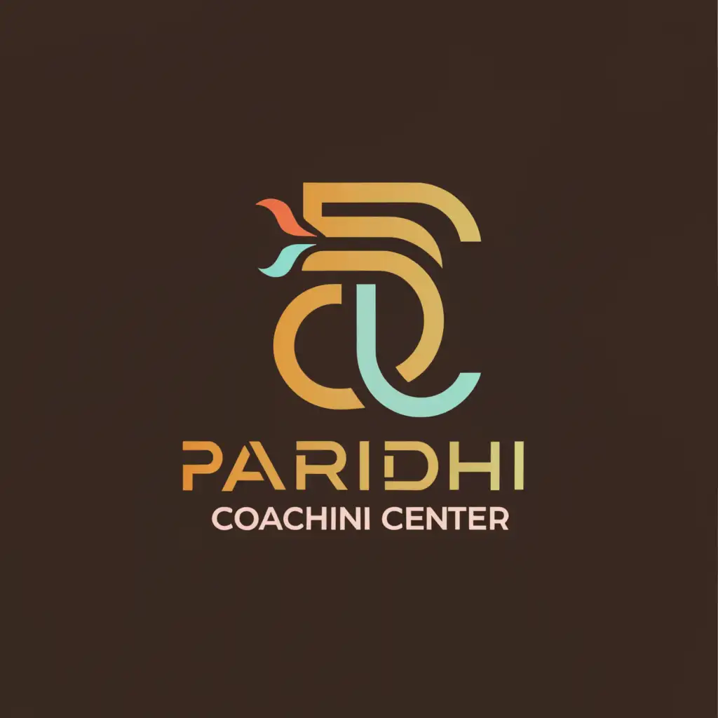 a logo design,with the text "PARIDHI COACHING CENTER", main symbol:PARIDHI COACHING CENTER,Moderate,be used in Education industry,clear background