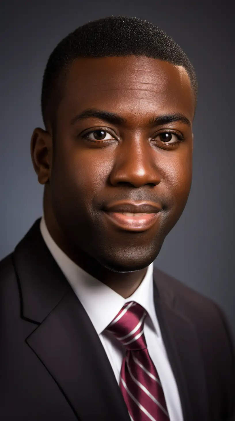 Professional Headshot of Confident Black Man