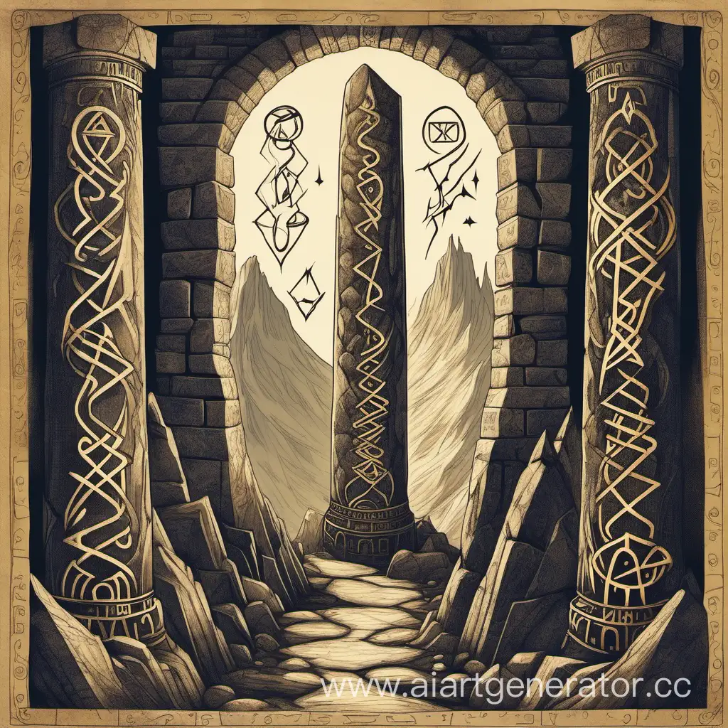 Mystical-Sorcerer-amidst-Enigmatic-Columns-and-Ancient-Runes