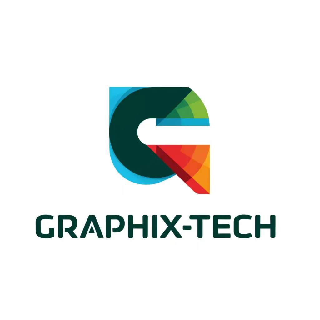 a logo design,with the text "Graphixtech", main symbol:G and T,Moderate,be used in Internet industry,clear background