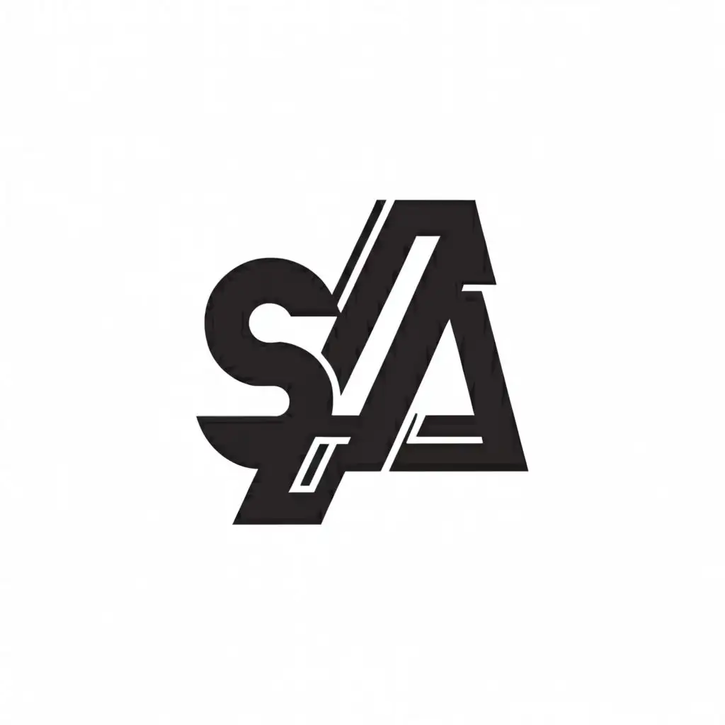 a logo design,with the text "SA", main symbol:SA,complex,clear background