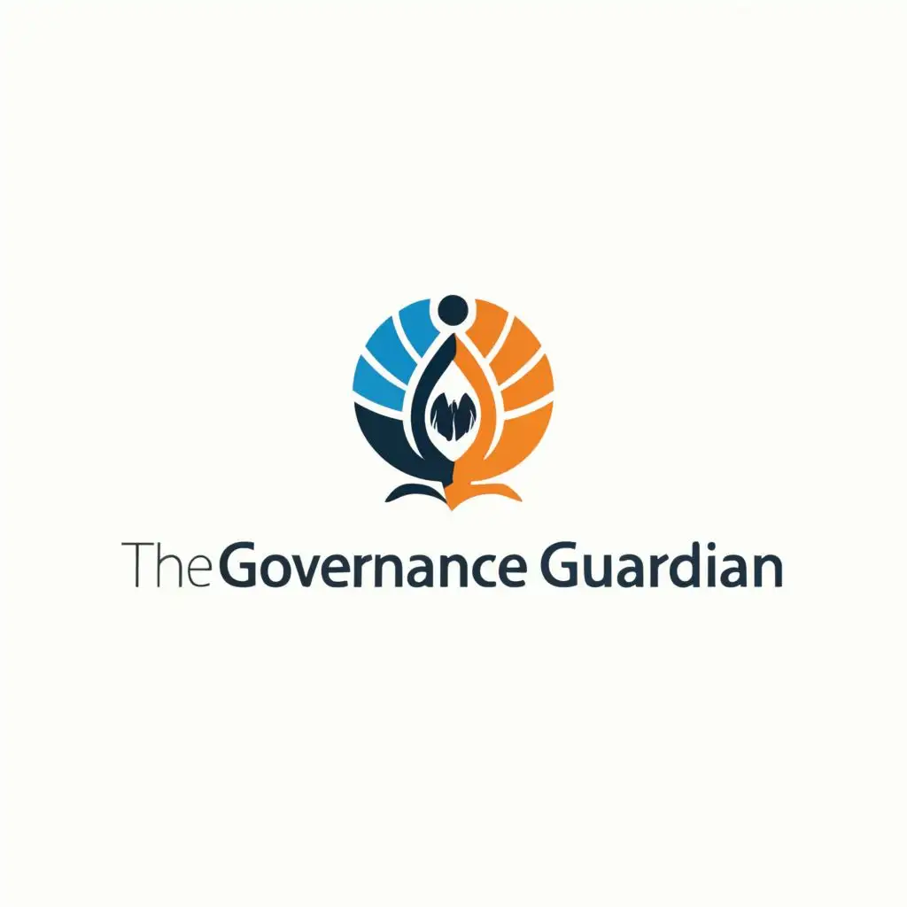 logo, school, community, with the text "The Governance Guardian", typography