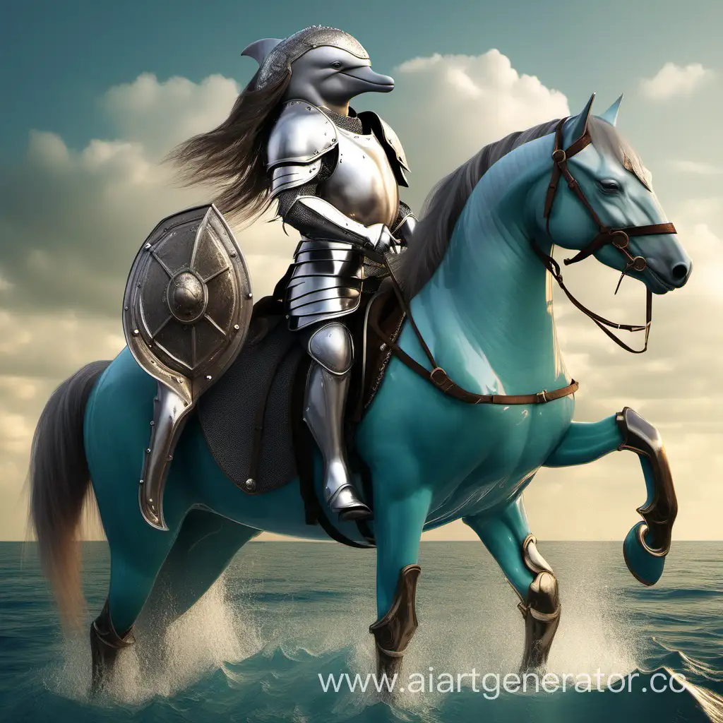 Armored-Dolphin-Riding-a-Horse