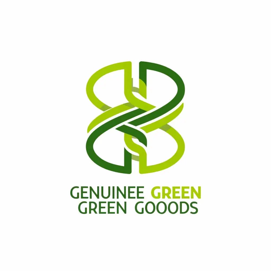 a logo design,with the text "Genuine Green Goods", main symbol:Bayer logo,complex,be used in Internet industry,clear background