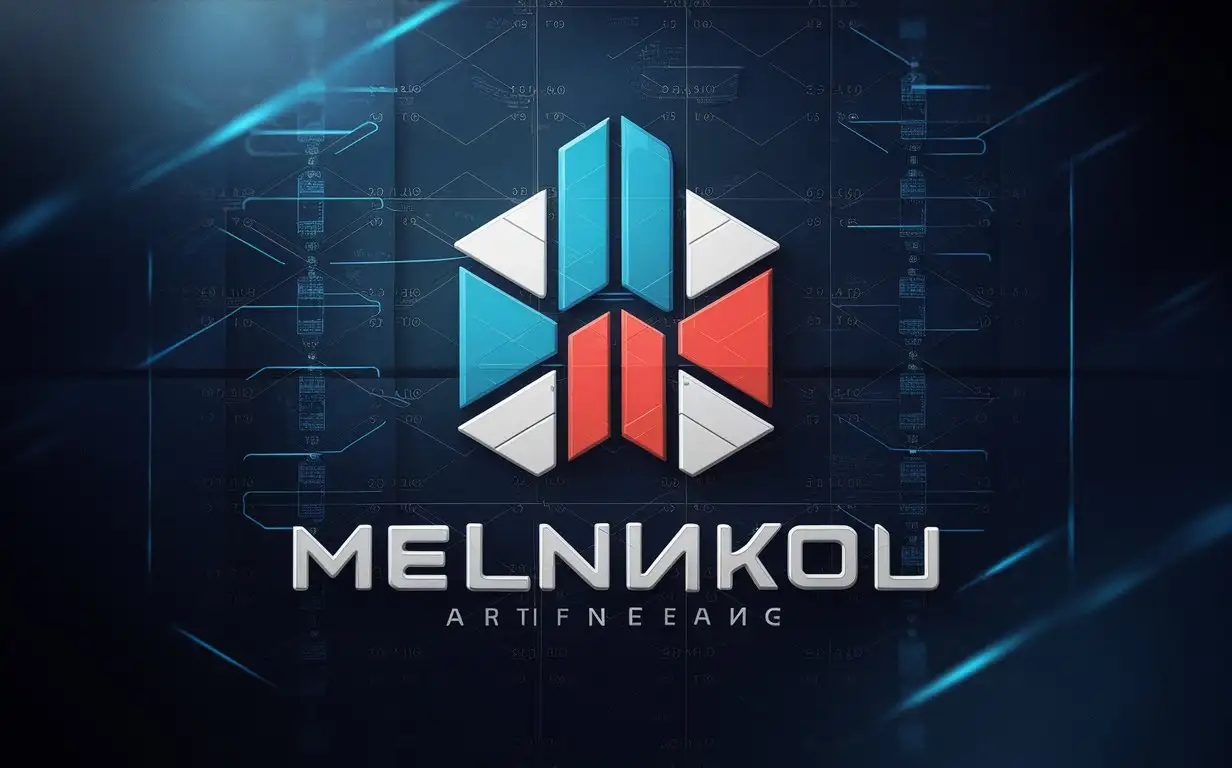 Artificial-Intelligence-Creating-MelnikovVG-Logo-Analog