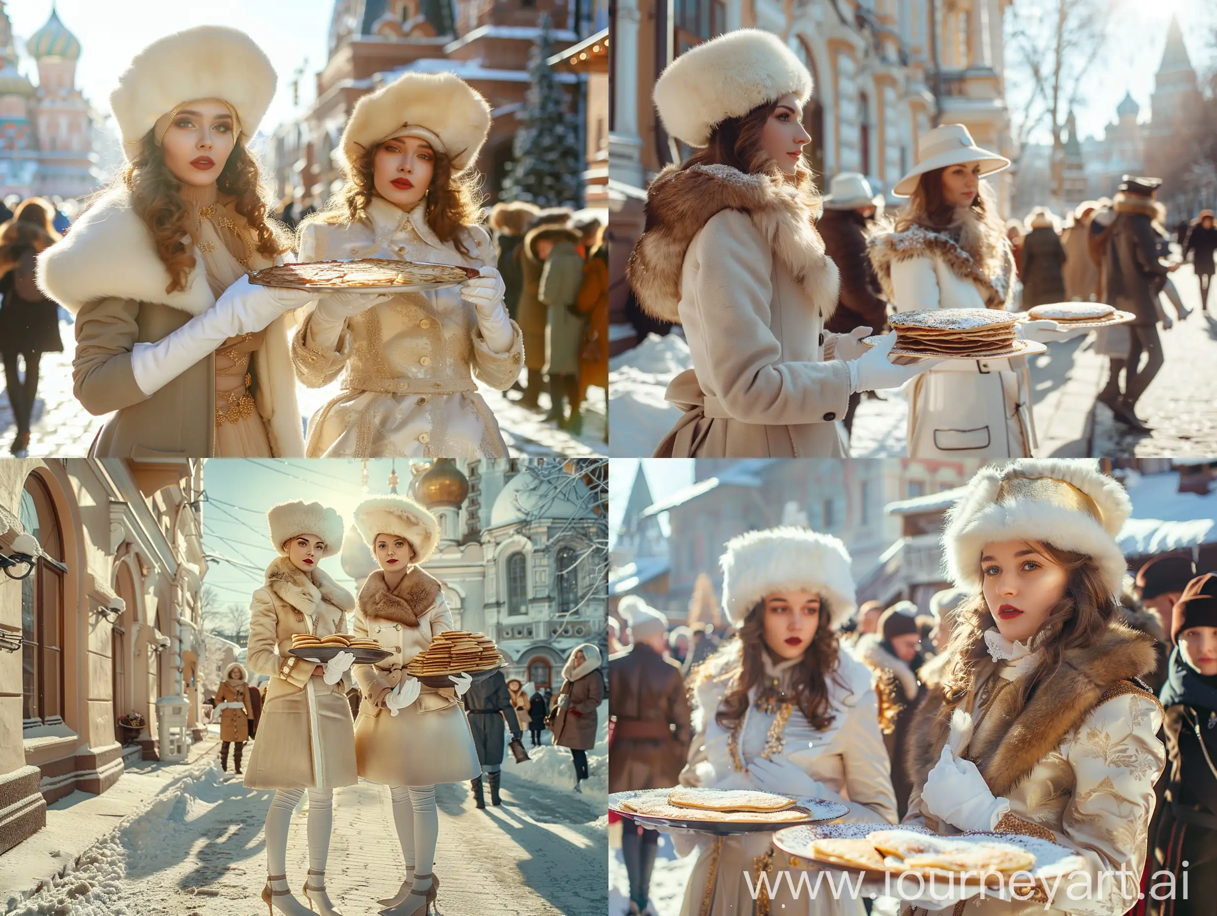 Vibrant-Russian-Maslenitsa-Celebration-with-Glamorous-Girls-and-Pancakes