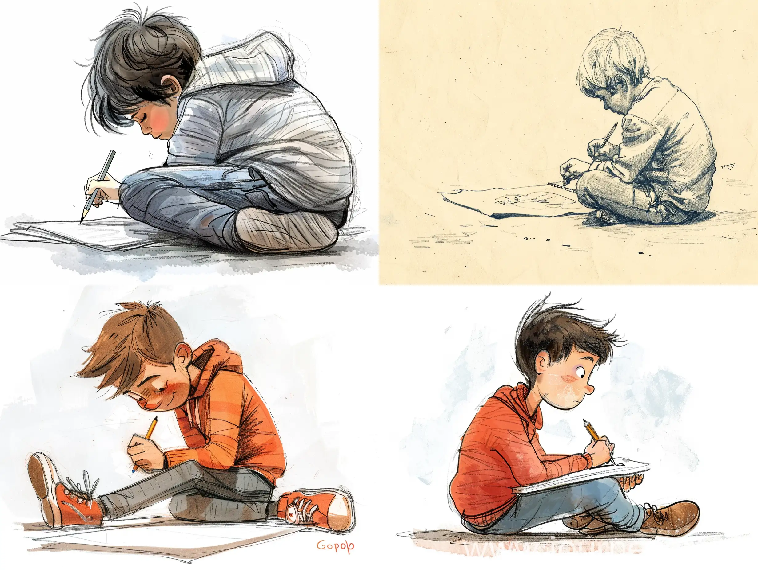 Young-Gopnik-Sketching-with-Pencil-in-43-Aspect-Ratio