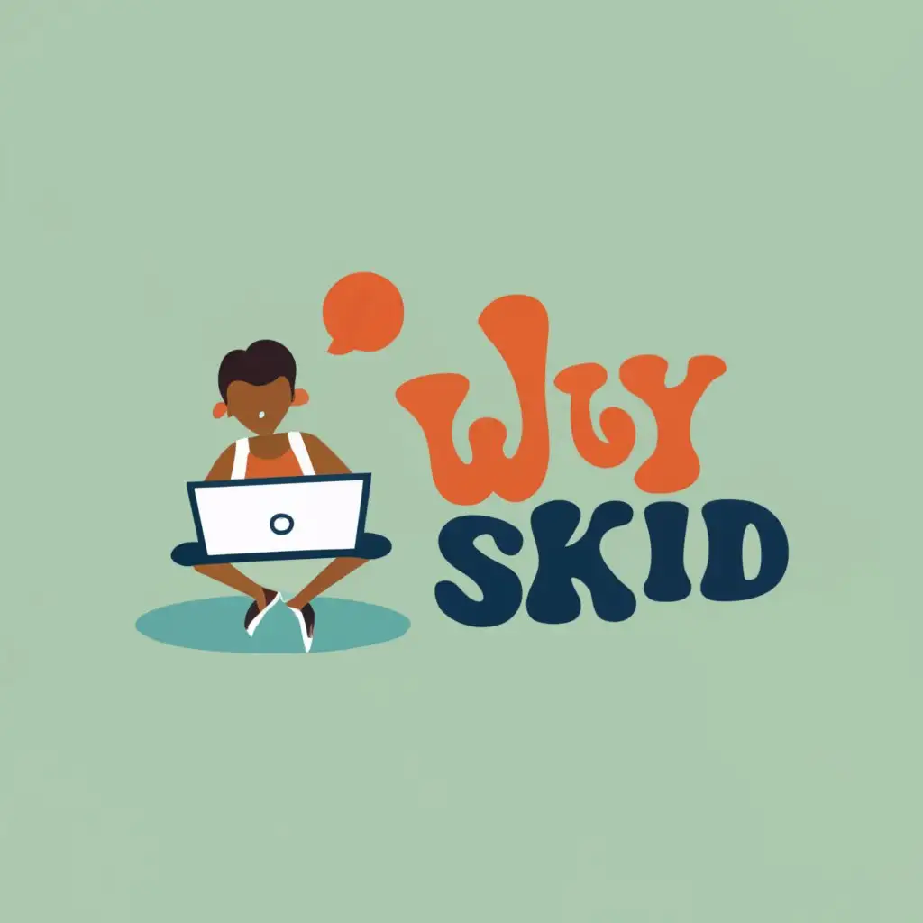 logo, WysKid, with the text "Child with laptop", typography, be used in Legal industry