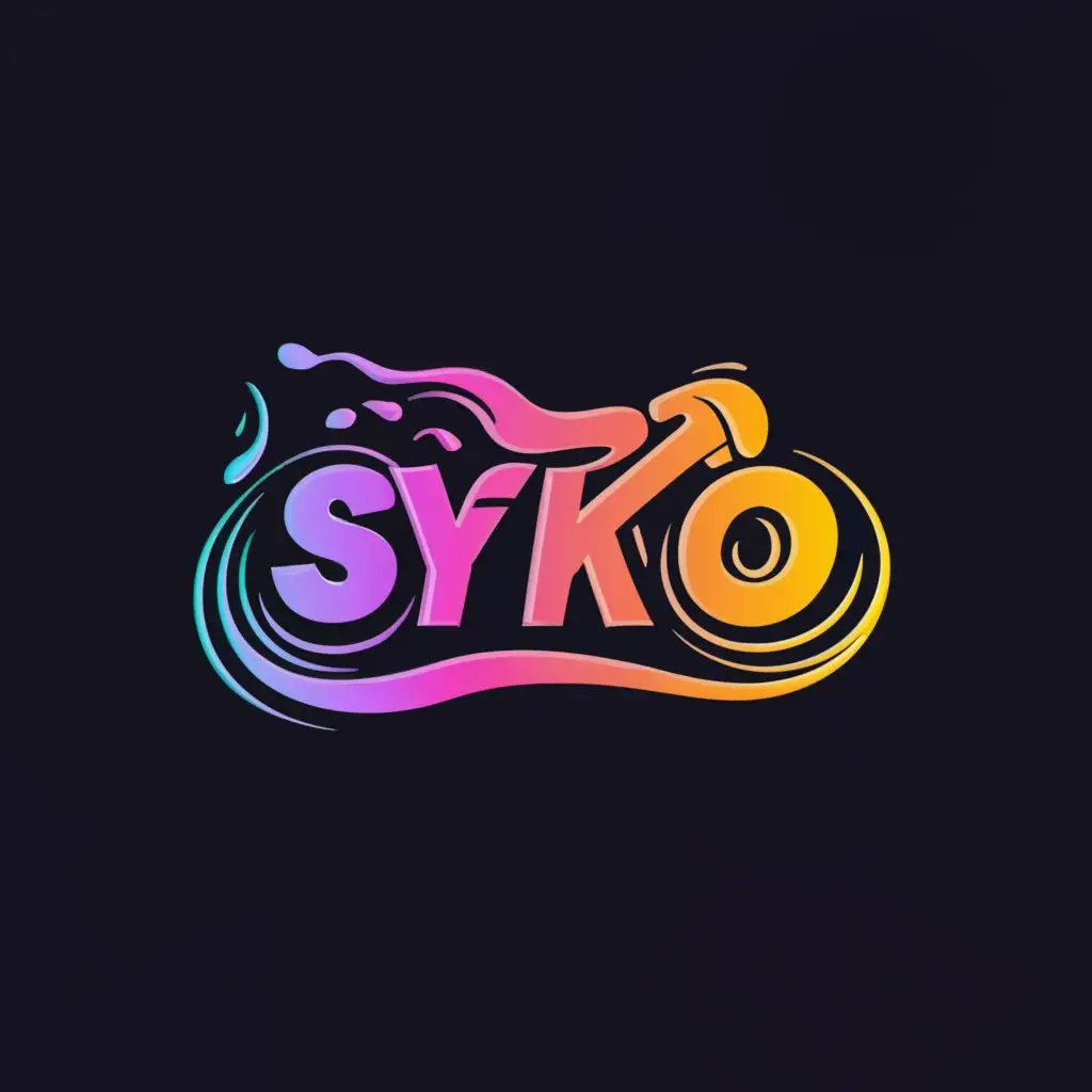 LOGO Design For Syko AdventureThemed Text with Bike Ride Symbol | AI ...