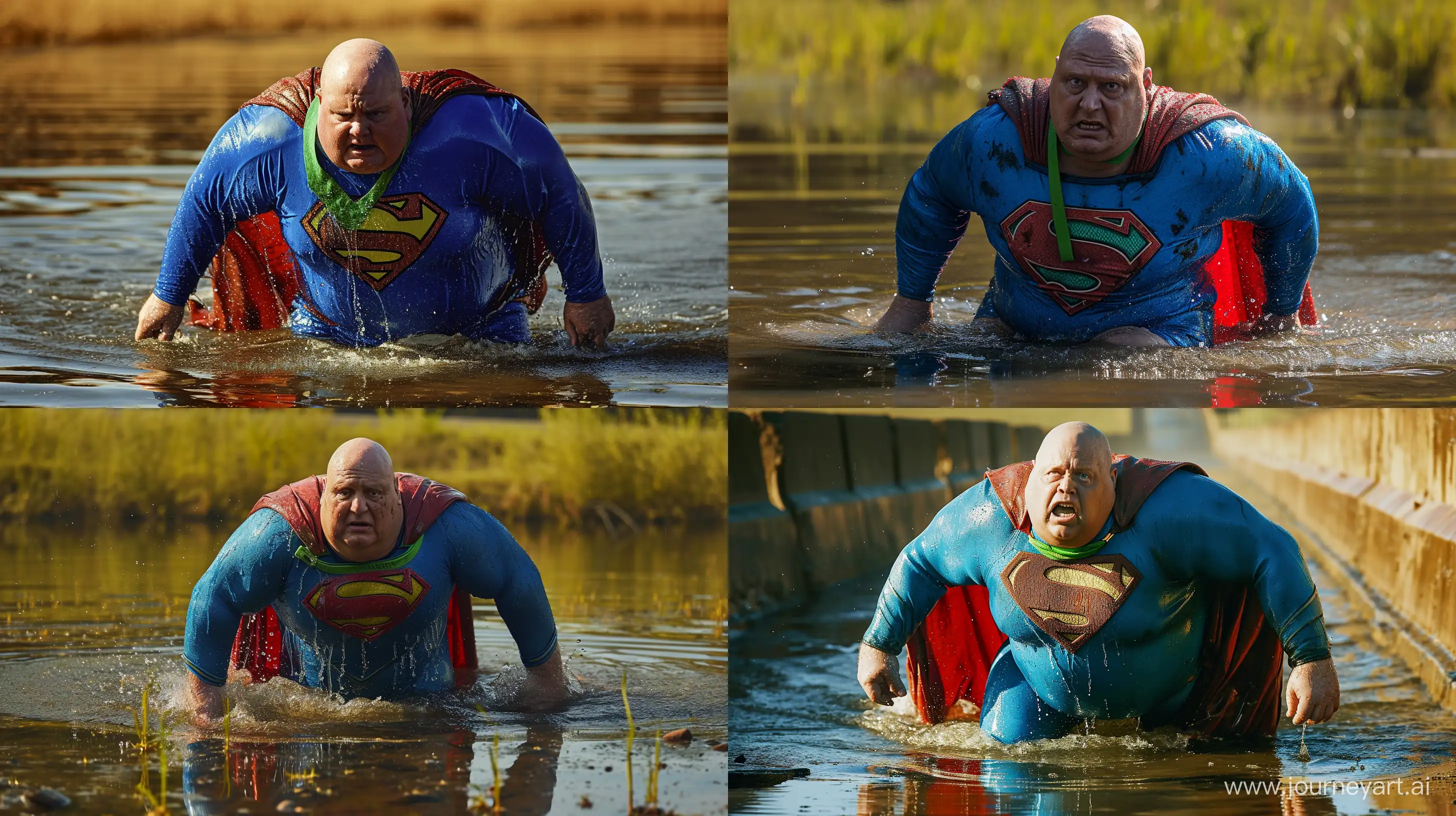 Courageous-Elderly-Superman-Conquering-Water-Fears