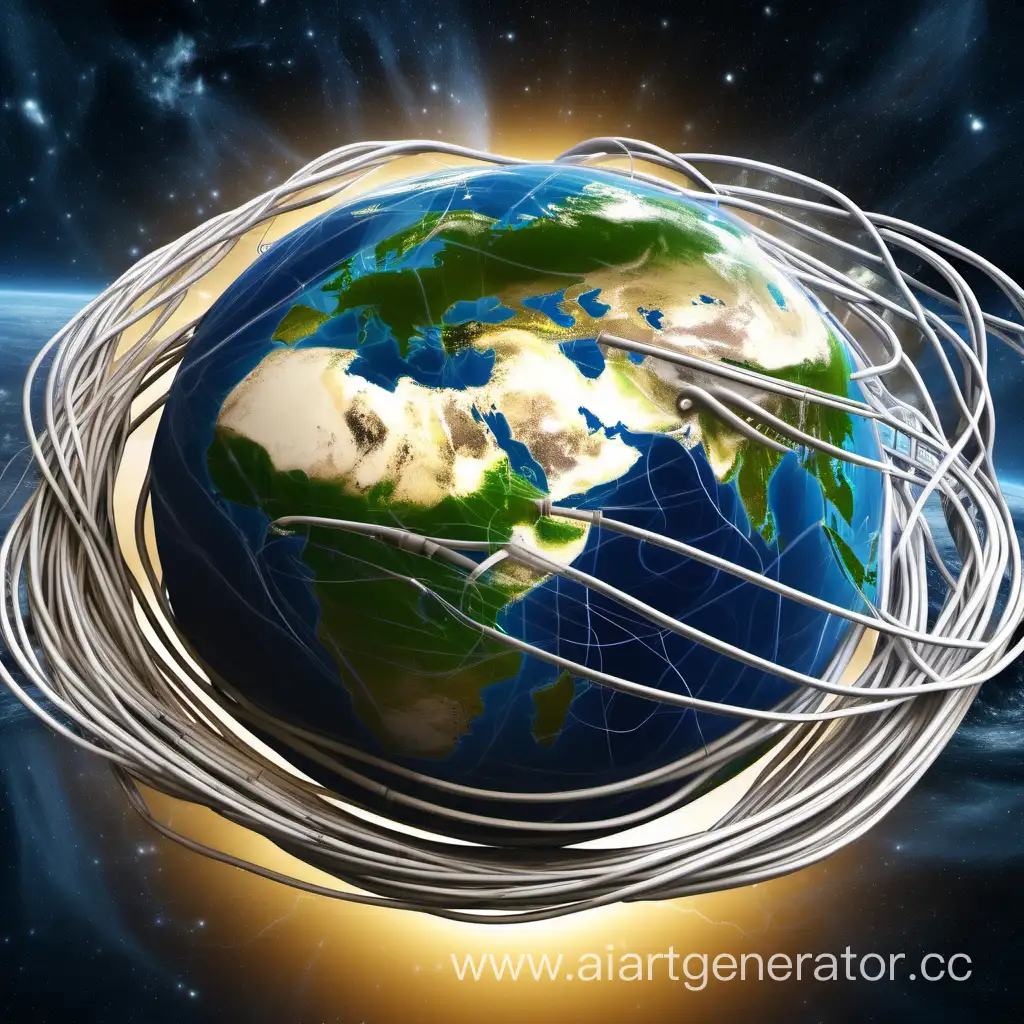 Global-Network-Electric-Cables-Surrounding-Earth