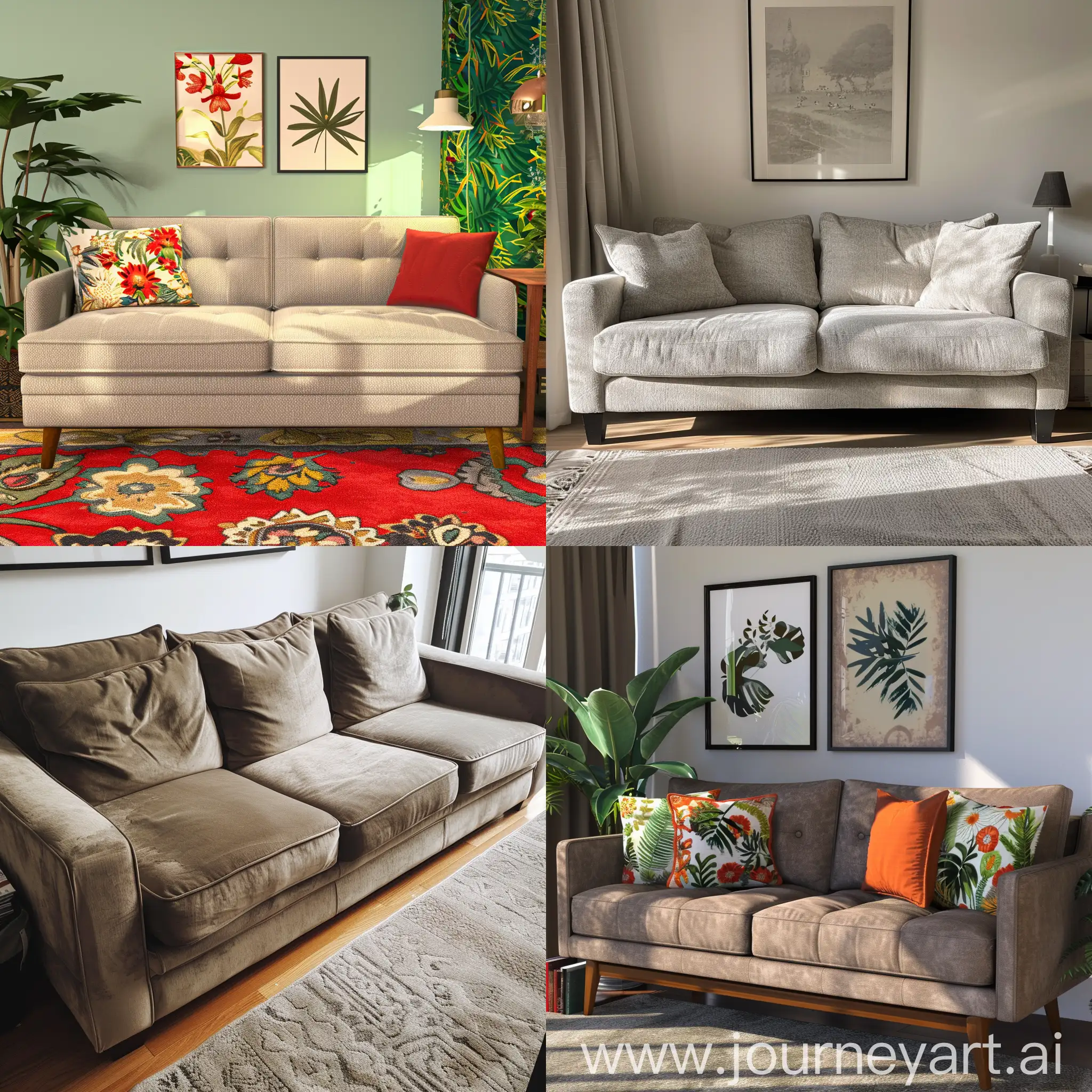 I have my own couch product picture and i would like to have home milieu to it