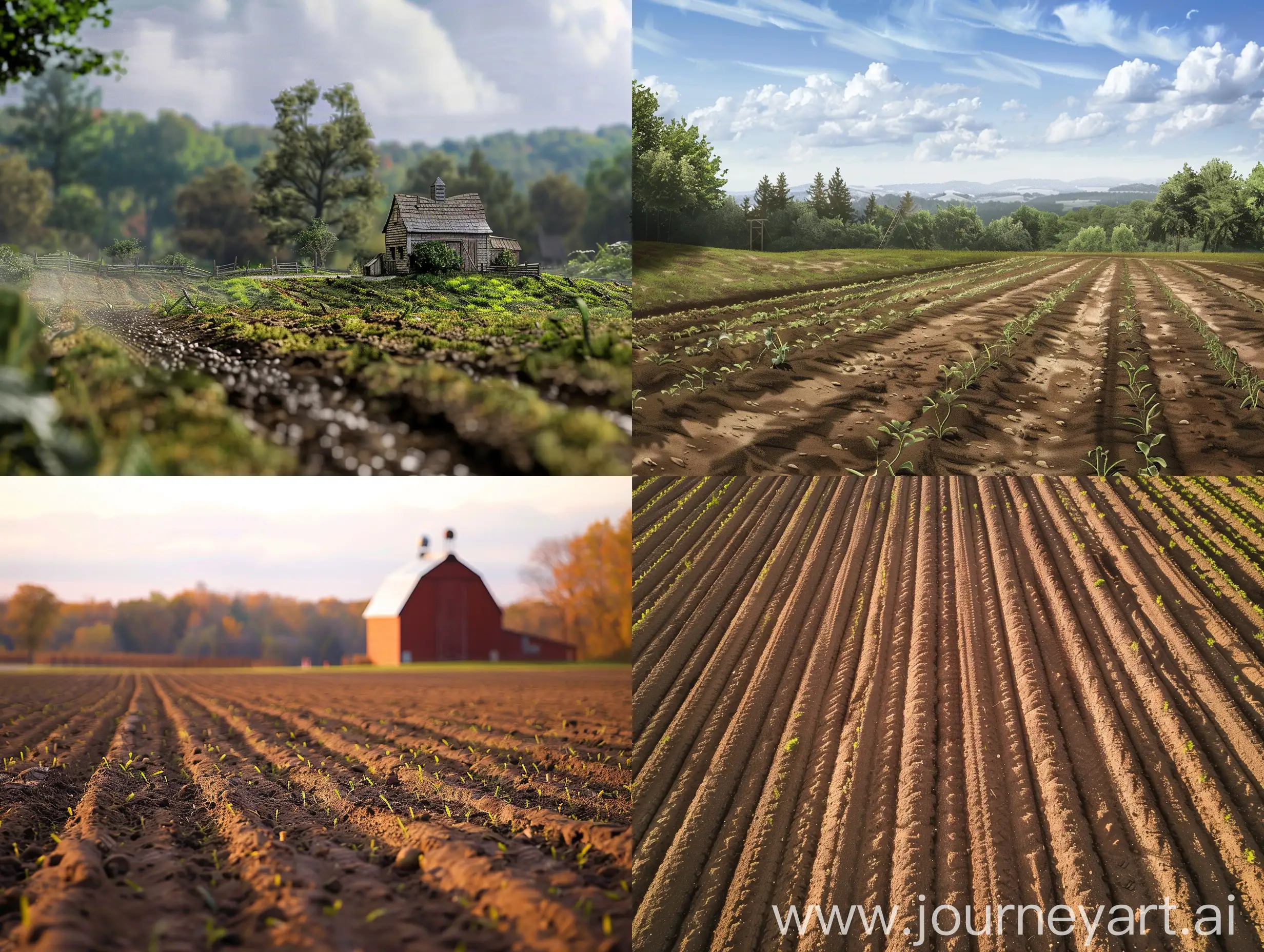 A tilling farm