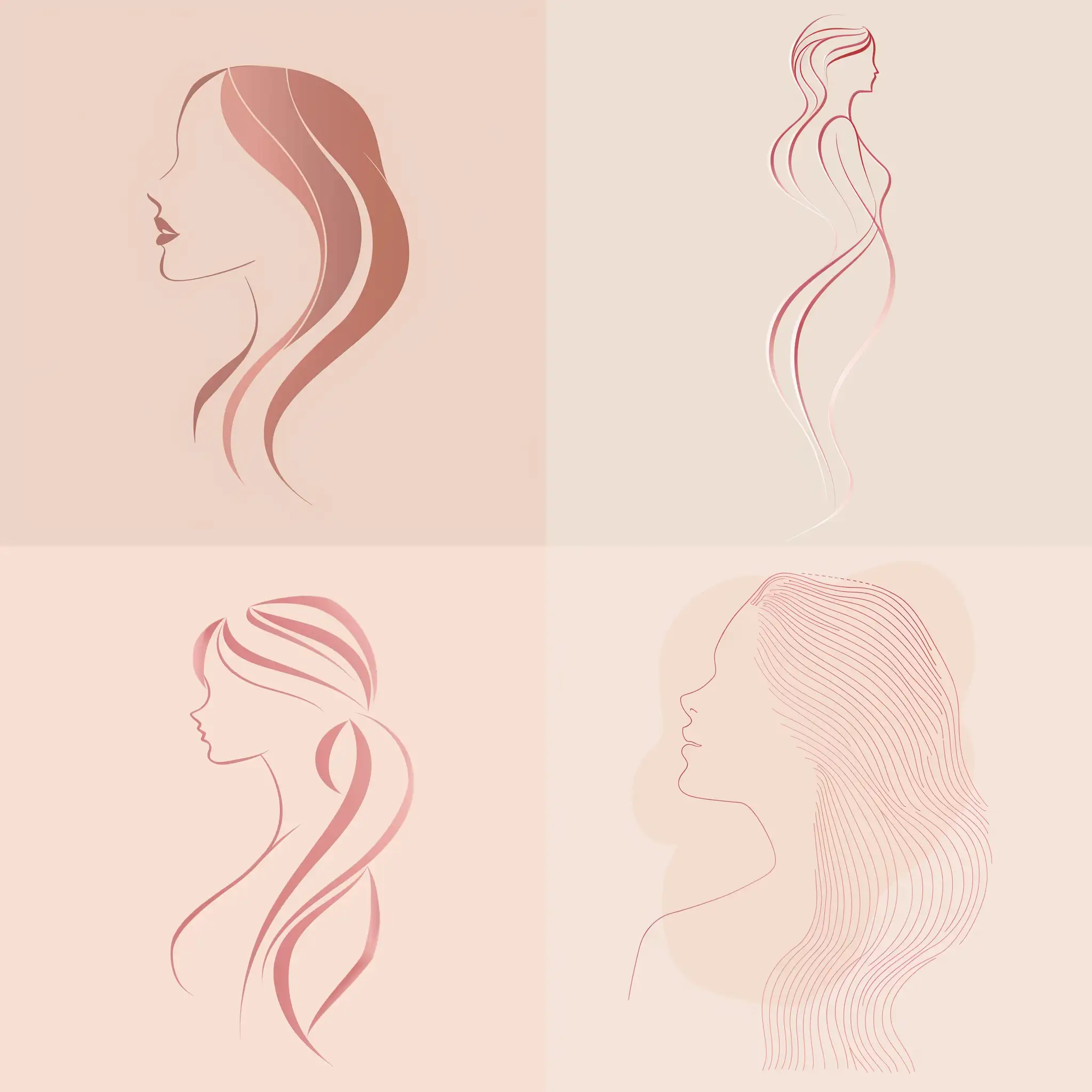 Elegant-Feminine-Silhouette-in-Soft-Pink-Font-Fashion-Brand-Symbol